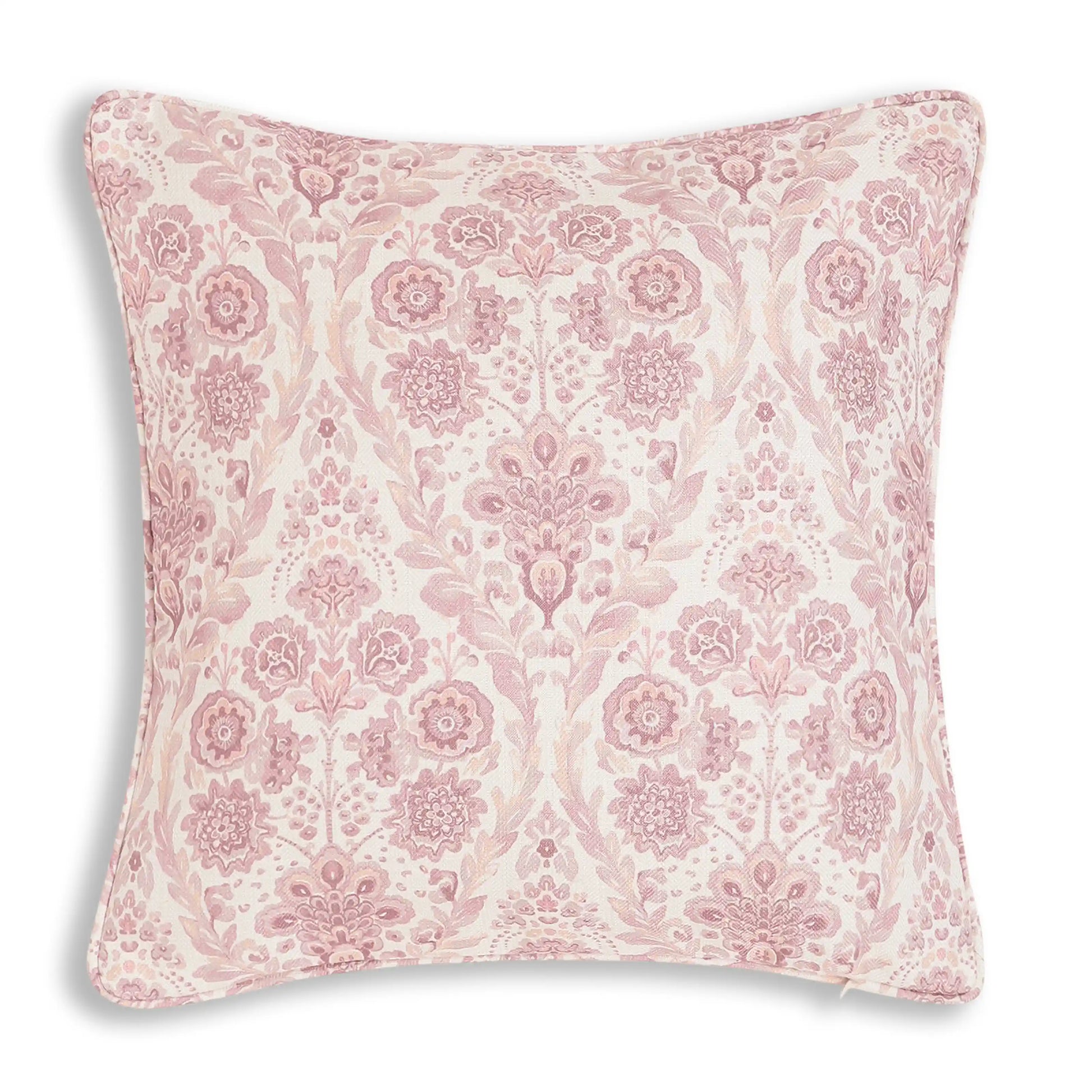 Espricia Printed Cushion Cover | Jaipuri Tales Maroon / Cushion Cover (41cm x 41cm)