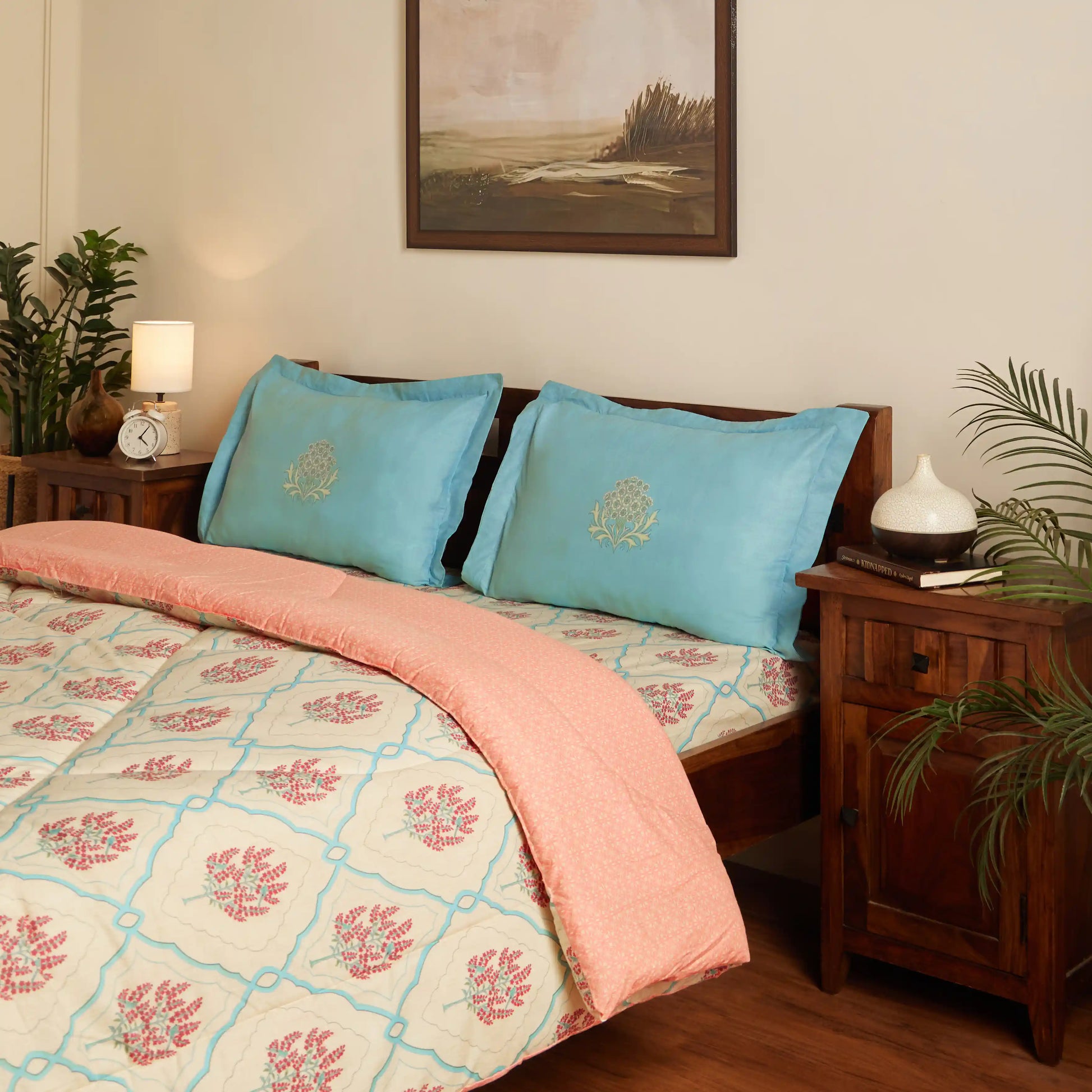 Chippa Lane 100% 240GSM Cotton Comforter Sage Bloom / Double