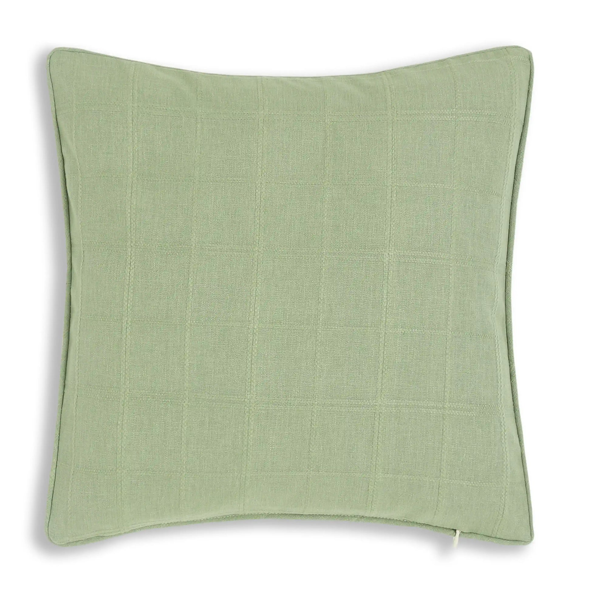 Espricia Woven Cushion Cover | Interlaced Sage / Cushion Cover (51cm x 51cm)