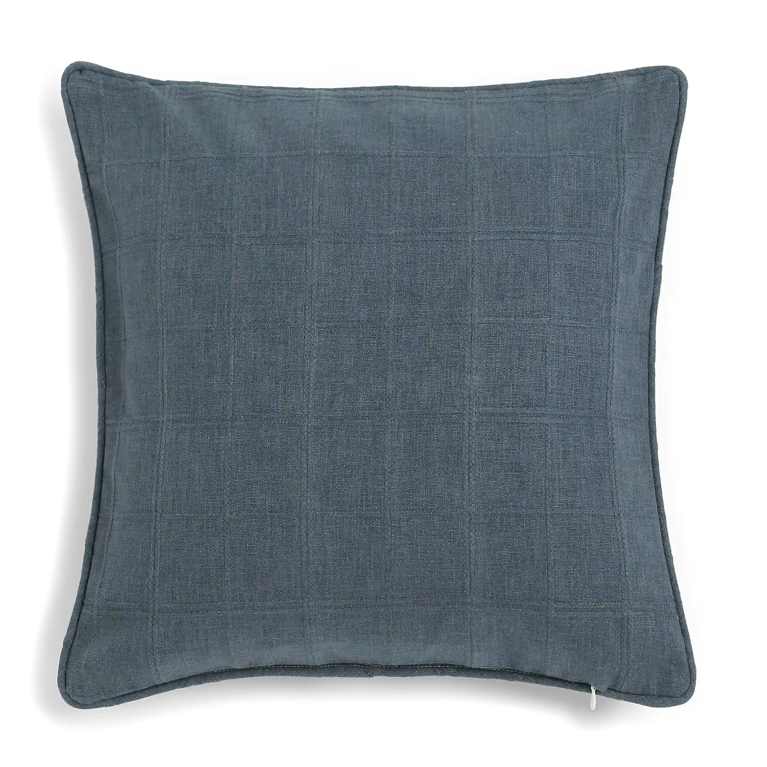 Espricia Woven Cushion Cover | Interlaced Midnight Navy / Cushion Cover (51cm x 51cm)