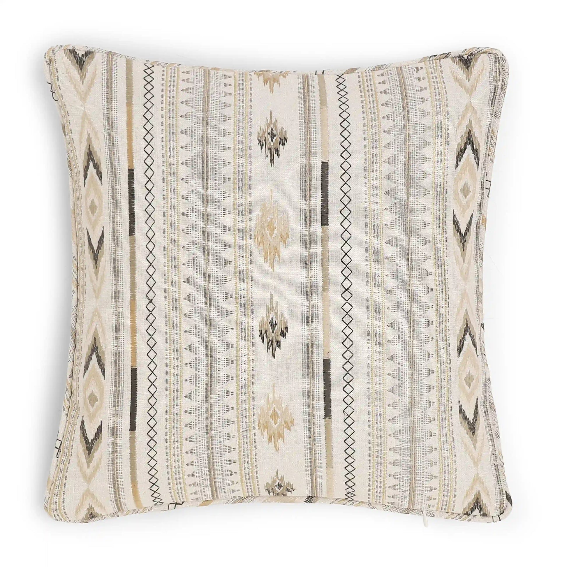 Espricia Woven Cushion Cover | Tribal Loom Soft Toffee / Cushion Cover (51cm x 51cm)