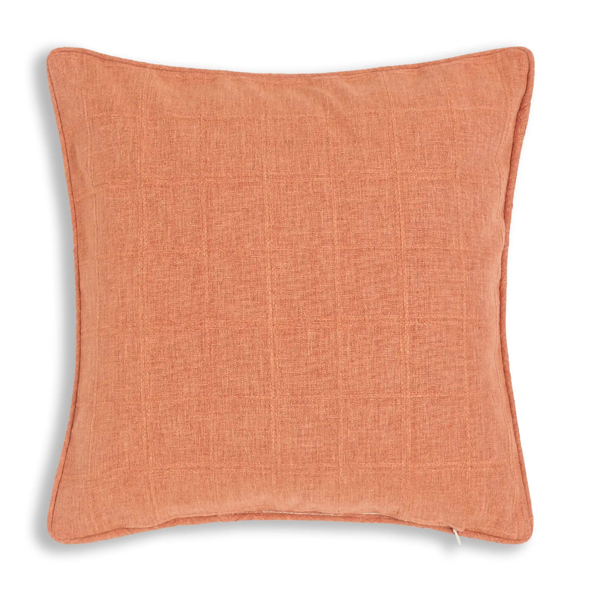 Espricia Woven Cushion Cover | Interlaced Rust Red / Cushion Cover (41cm x 41cm)