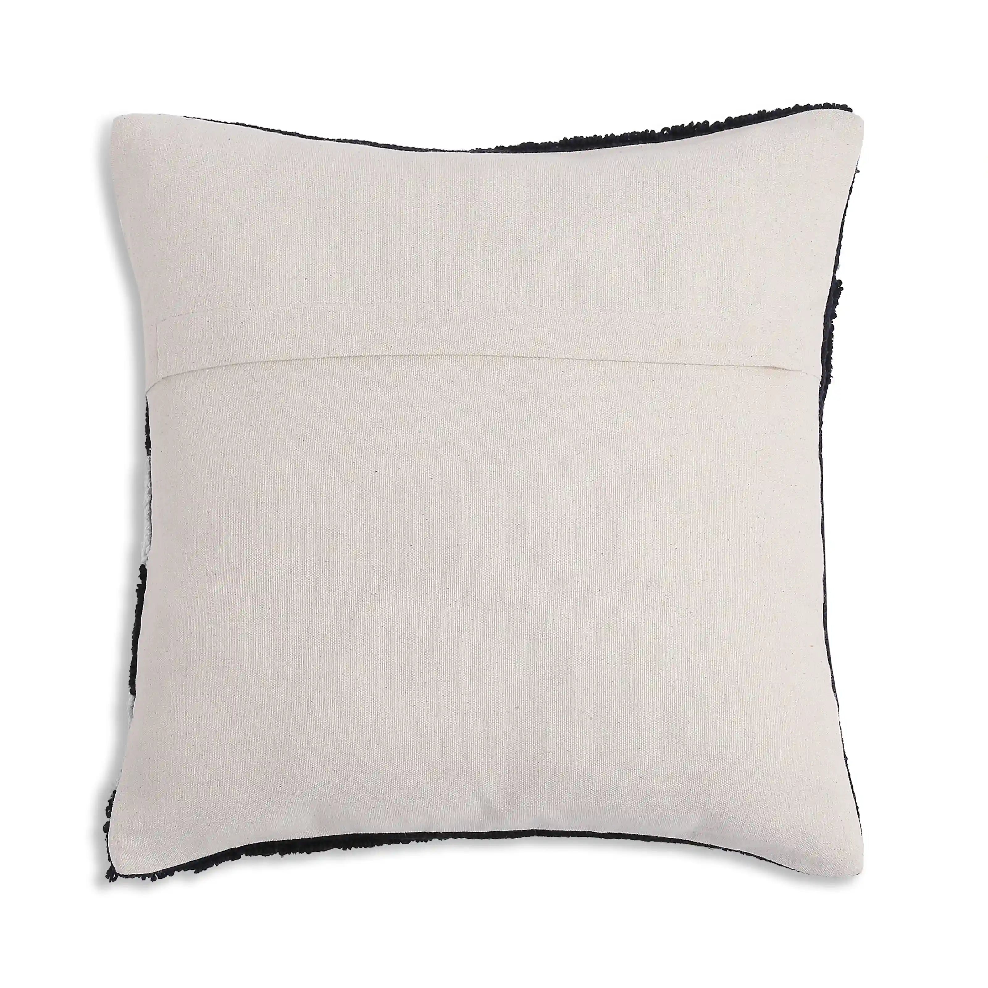 Espricia 100% Cotton Tufted Cushion Cover | Golden Hour Denim Haze / Cushion Cover (51cm x 51cm)