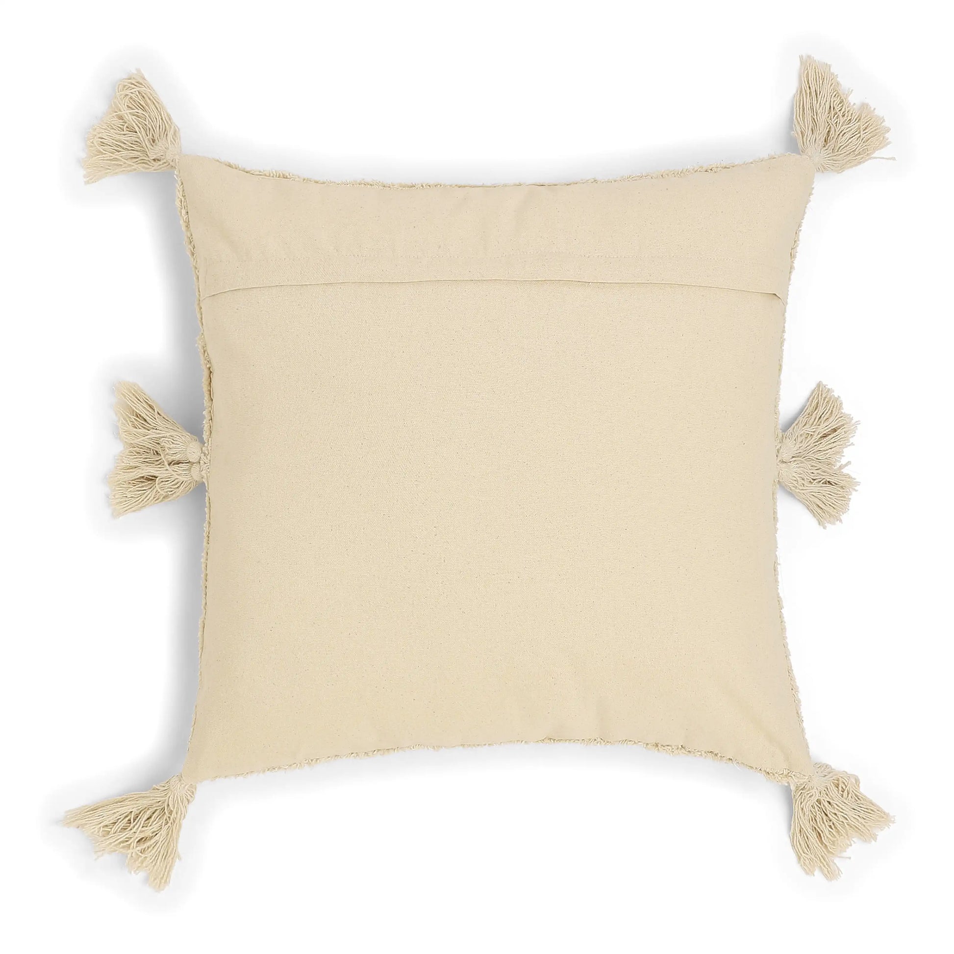 Vissencia 100% Cotton Tufted Cushion Cover | Pattern Play Vanilla Sky / Cushion Cover (51cm x 51cm)