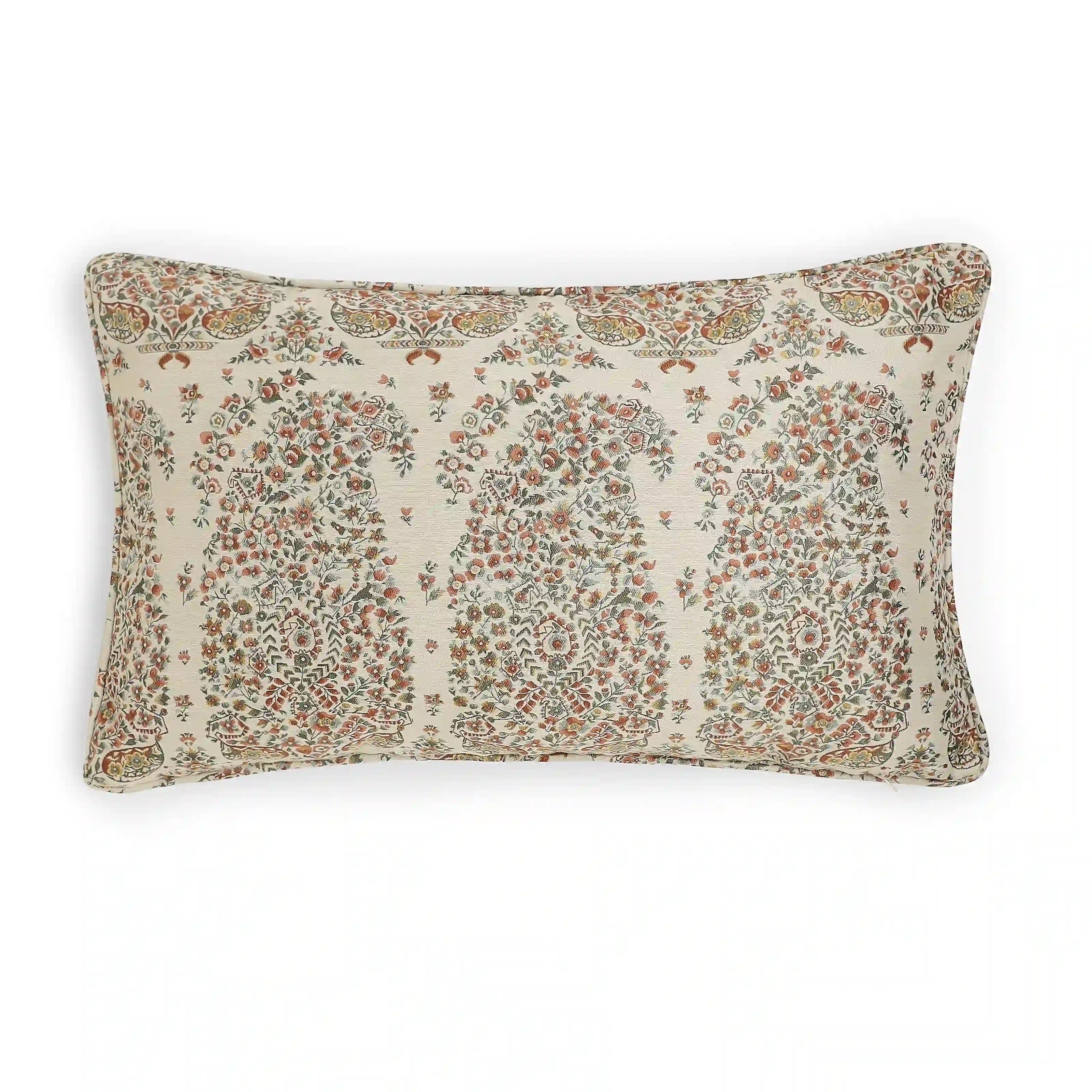 Espricia Woven Cushion Cover | Paisley Dreams Vintage Red / Cushion Cover (41cm x 66cm)