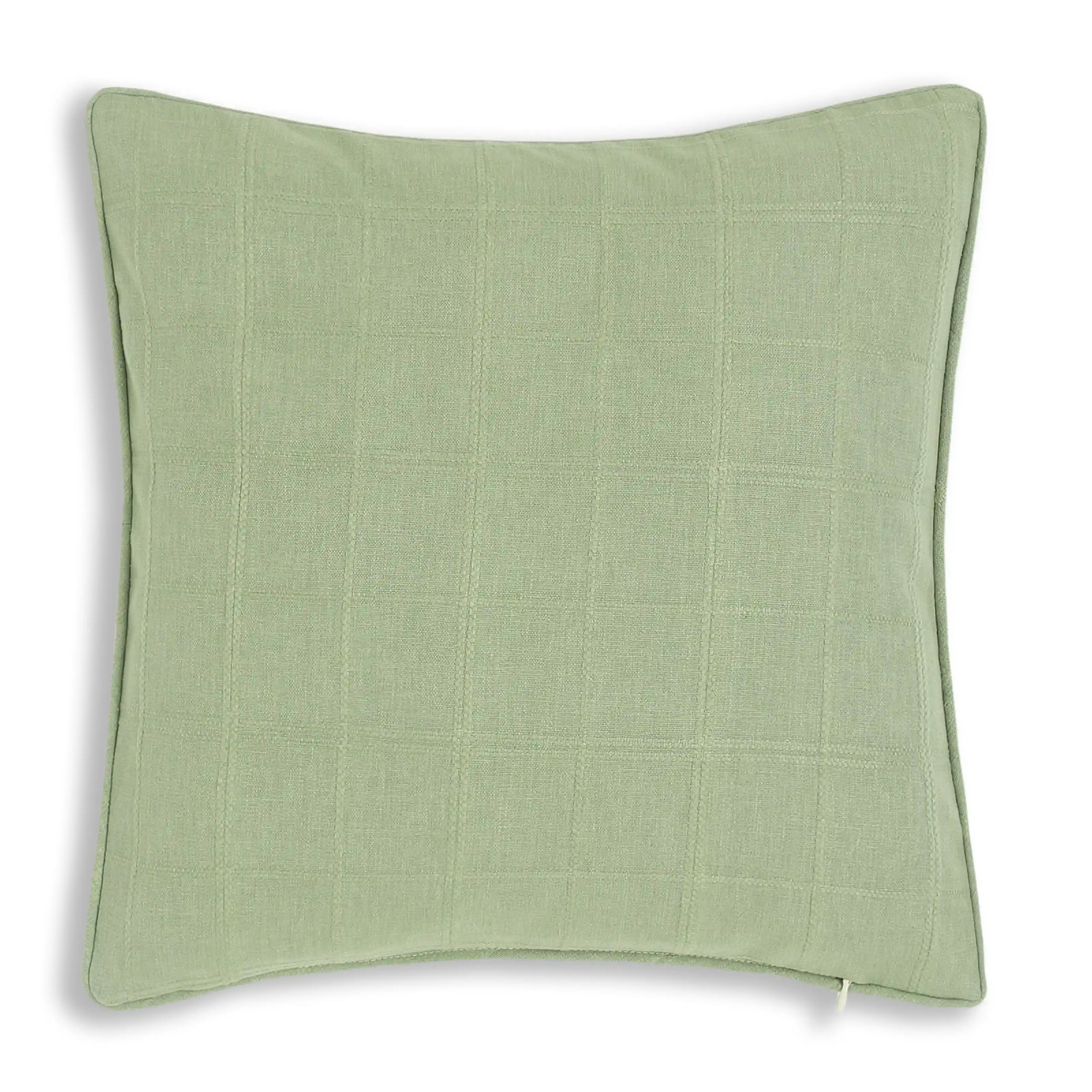 Espricia Woven Cushion Cover | Interlaced Sage / Cushion Cover (41cm x 41cm)