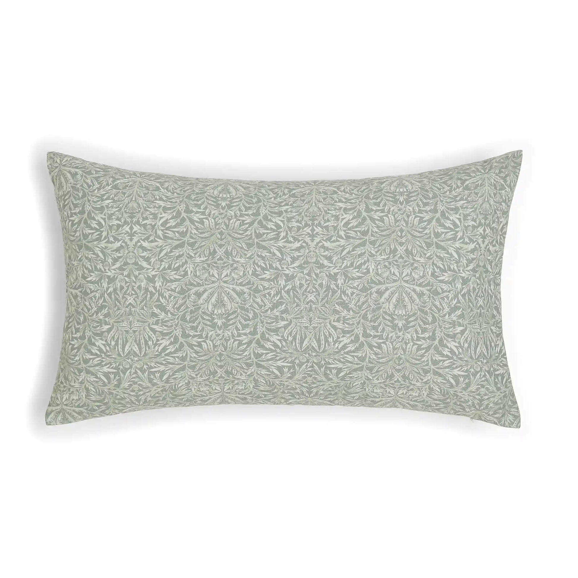 Vissencia Printed Cushion Cover | Floral Fresco Sage / Cushion Cover (41cm x 66cm)