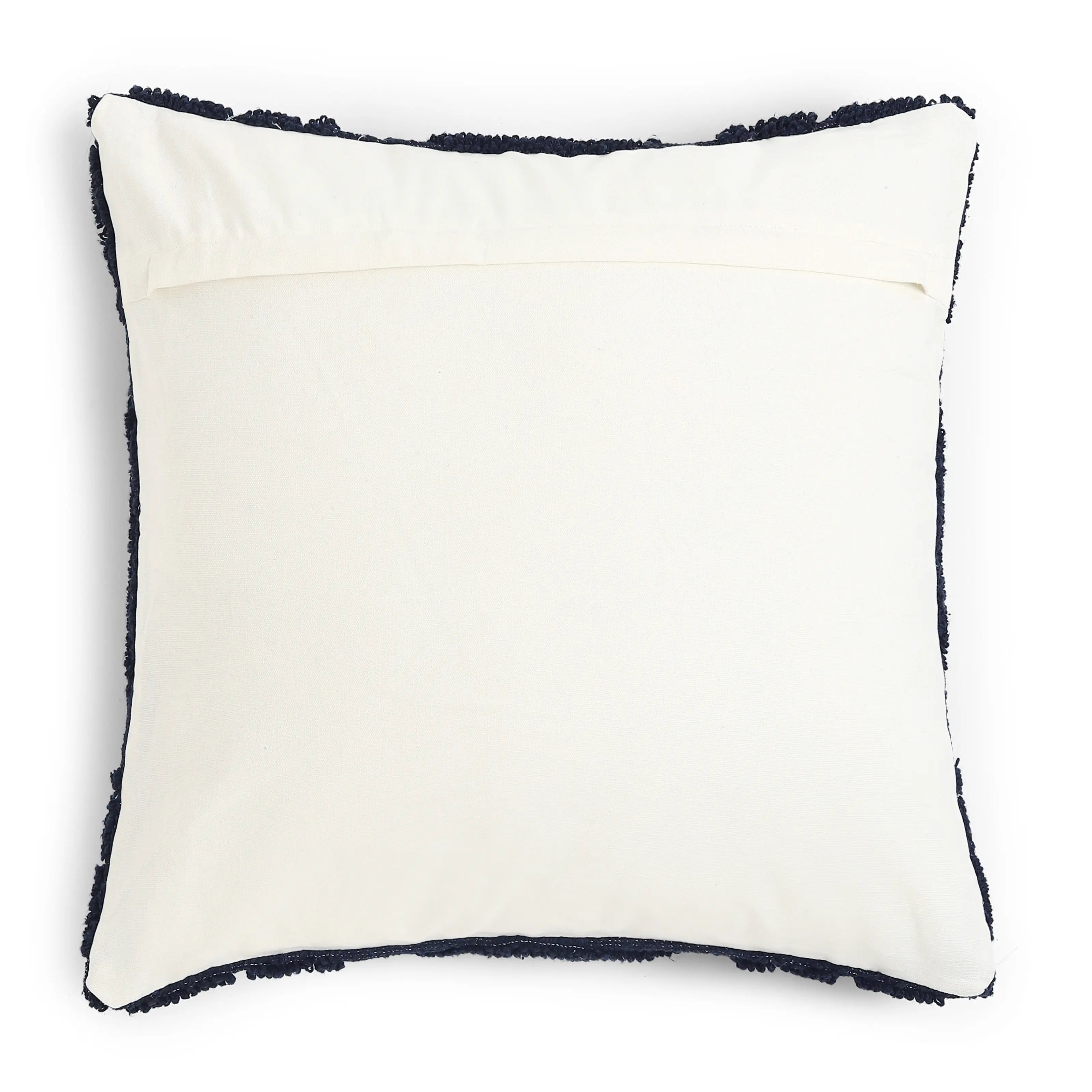 Vissencia 100% Cotton Tufted Cushion Cover | Pattern Play Dusty Blue / Cushion Cover (51cm x 51cm)