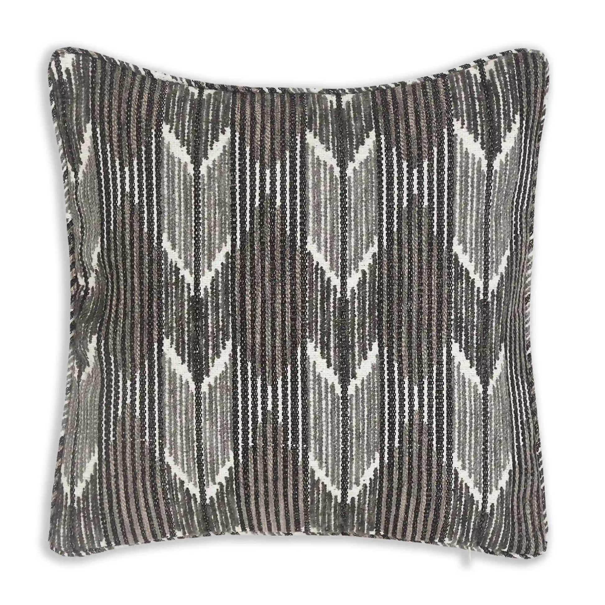 Espricia Woven Cushion Cover | Monochrome Threads Charcoal / Cushion Cover (41cm x 41cm)