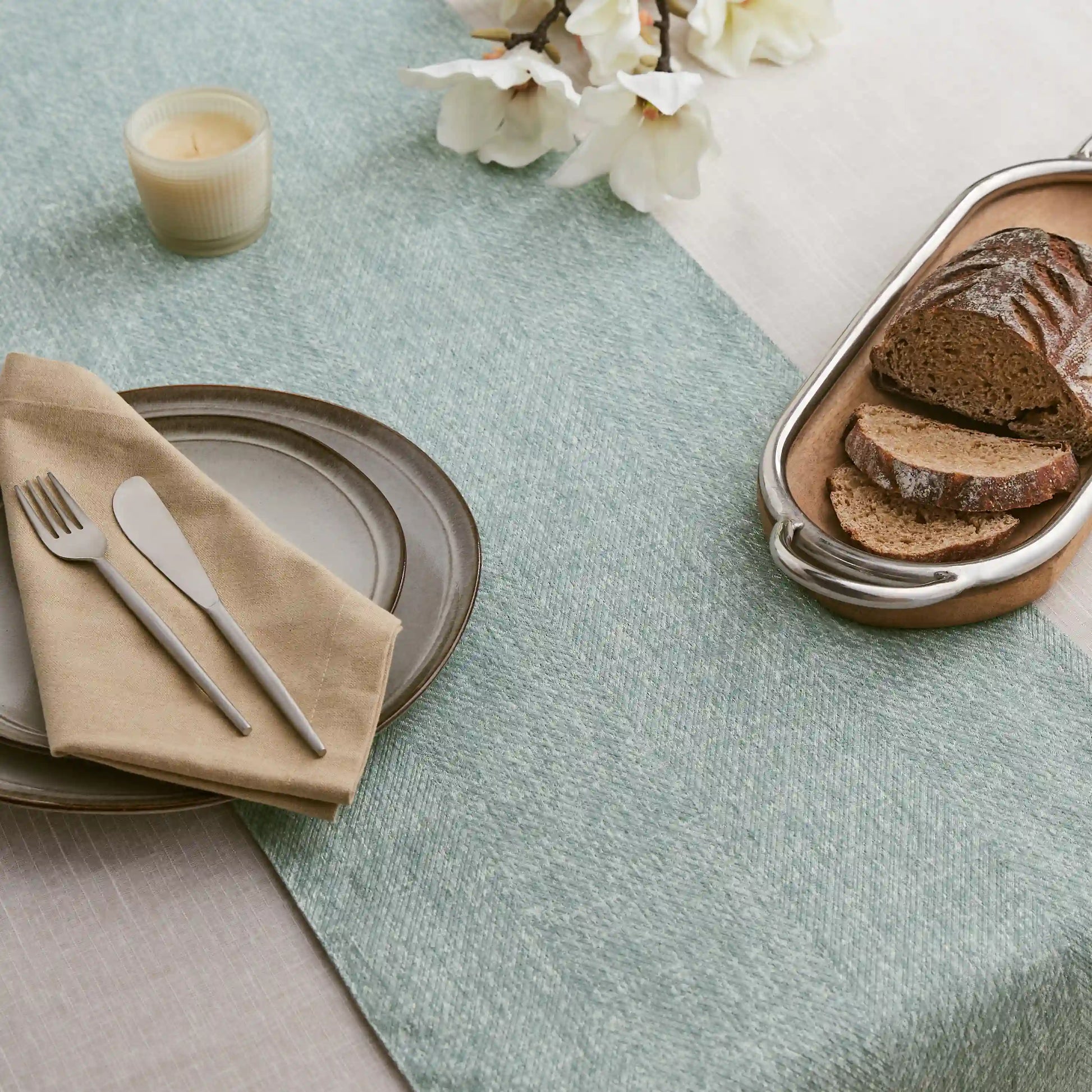 Adonare Printed Table Runner Frosted Tide / Table Runner (34cm x 120cm)
