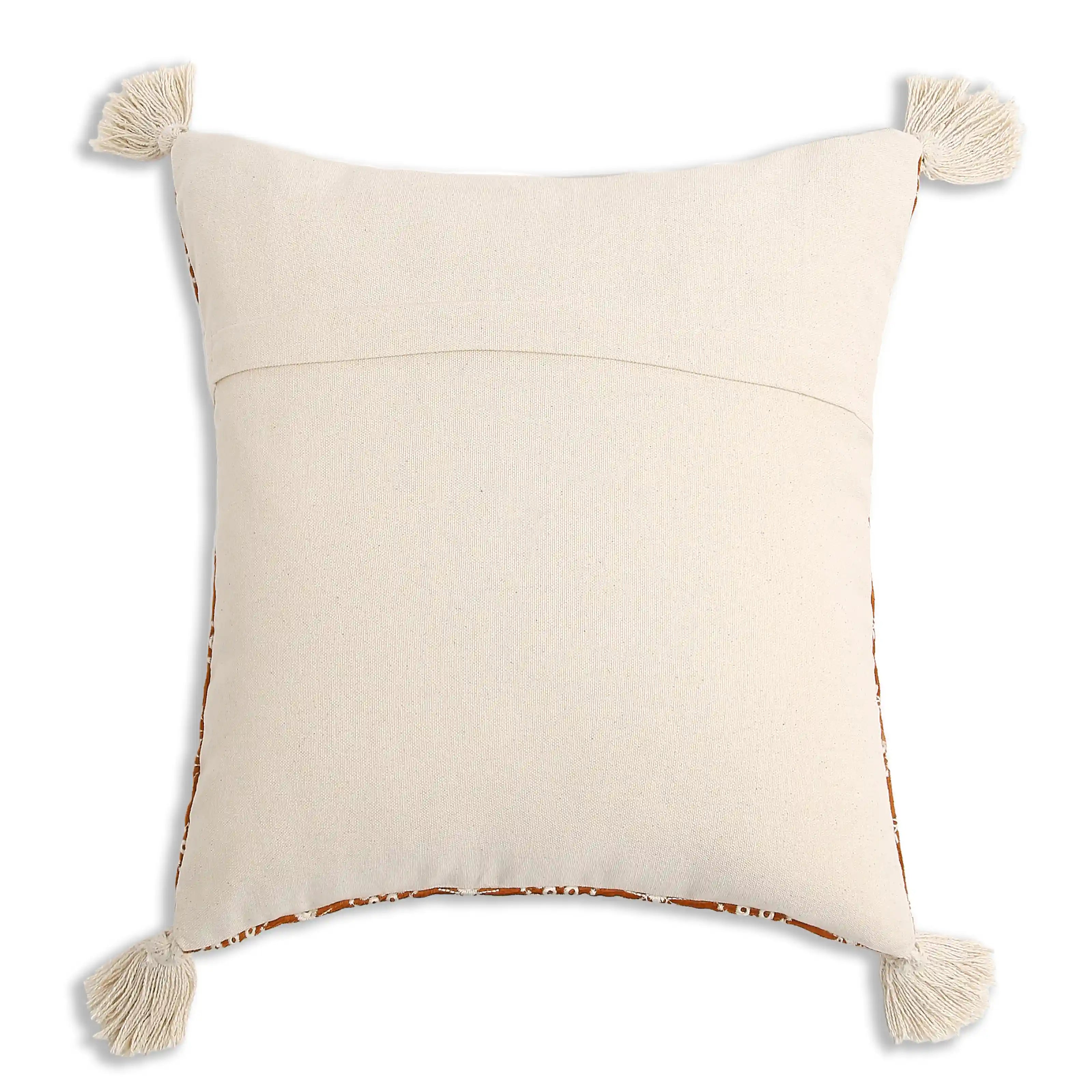 Vissencia Embroidered Cushion Cover | Tana Bana Desert Spice / Cushion Cover (51cm x 51cm)