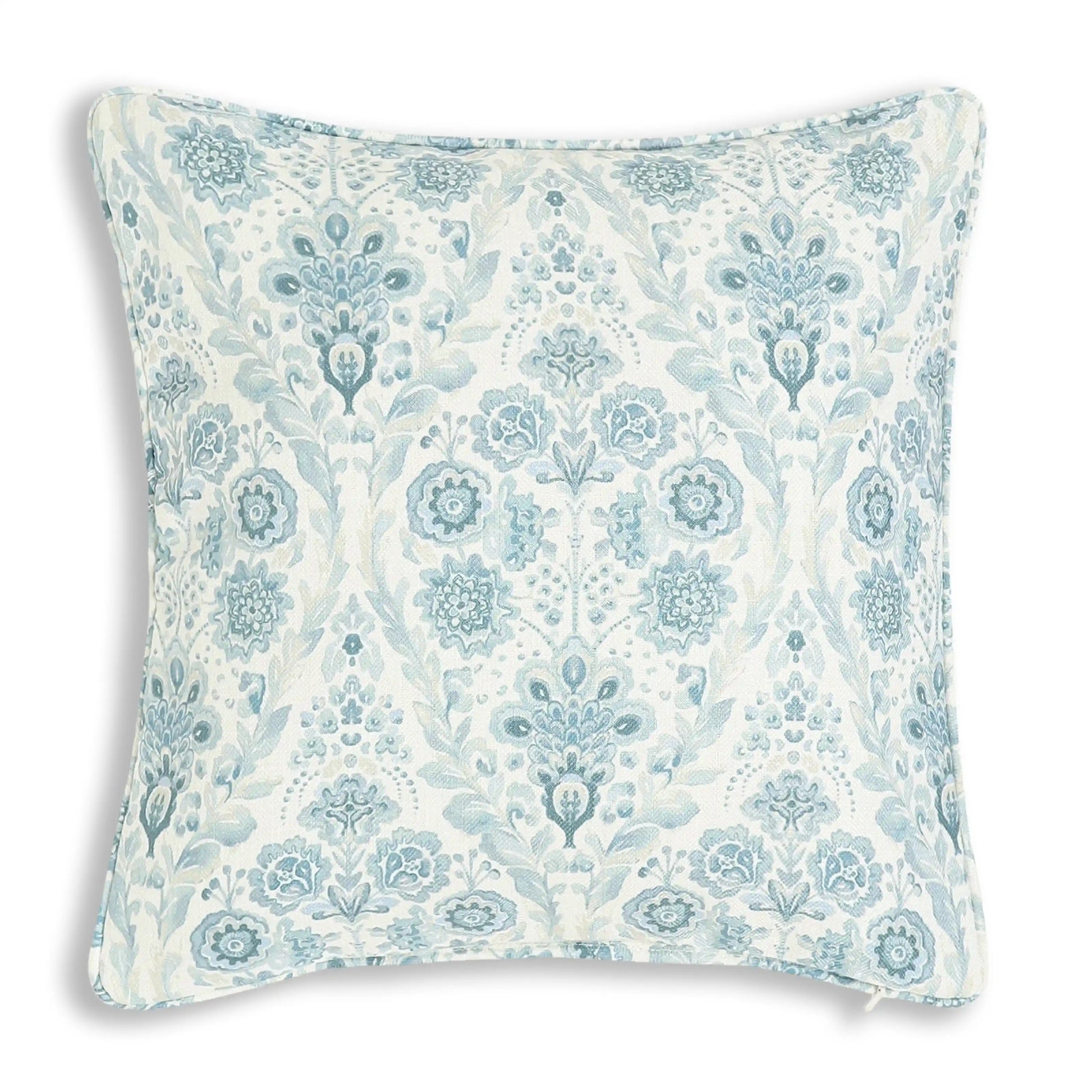 Espricia Printed Cushion Cover | Jaipuri Tales Minty Wave / Cushion Cover (51cm x 51cm)