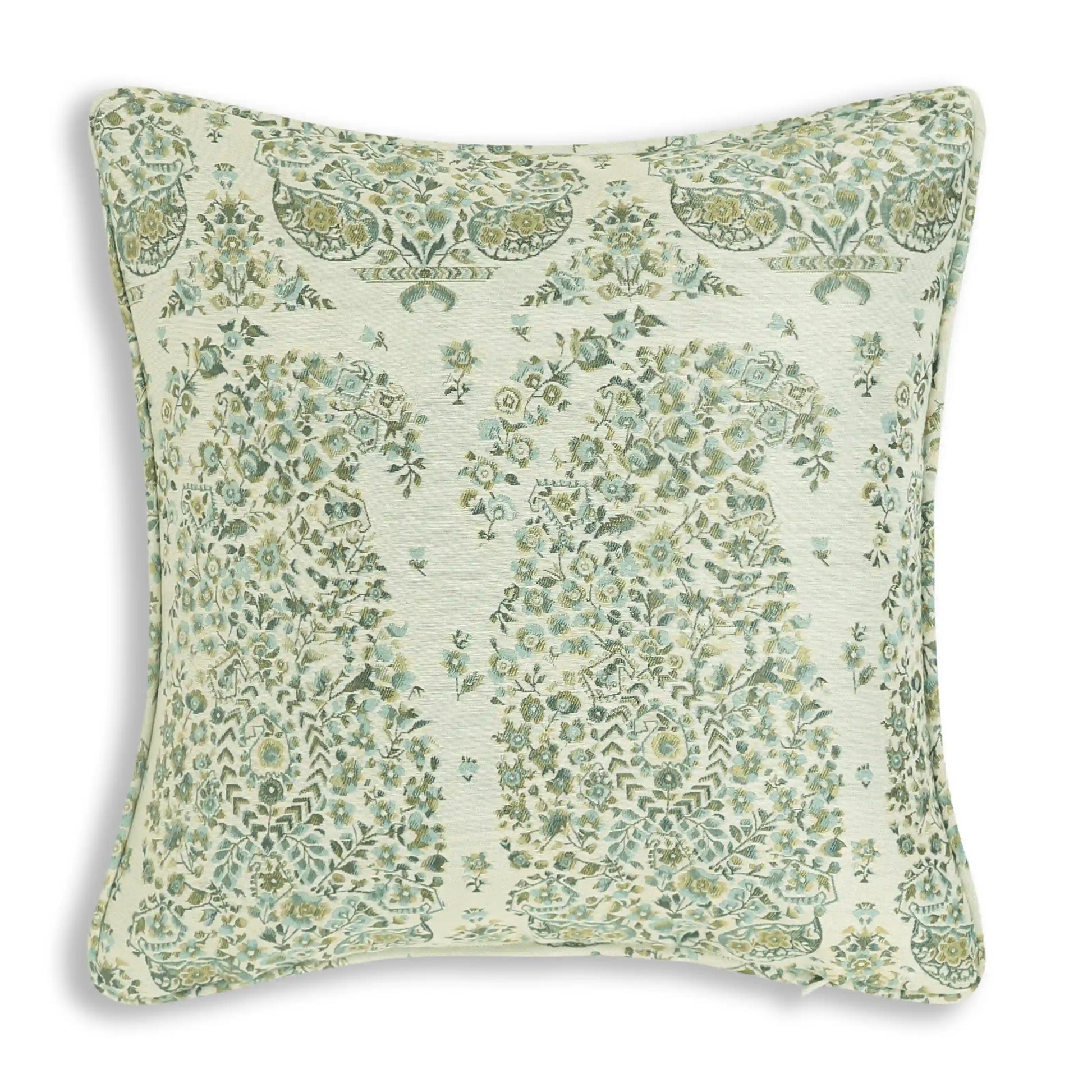 Espricia Woven Cushion Cover | Paisley Dreams Teal / Cushion Cover (51cm x 51cm)