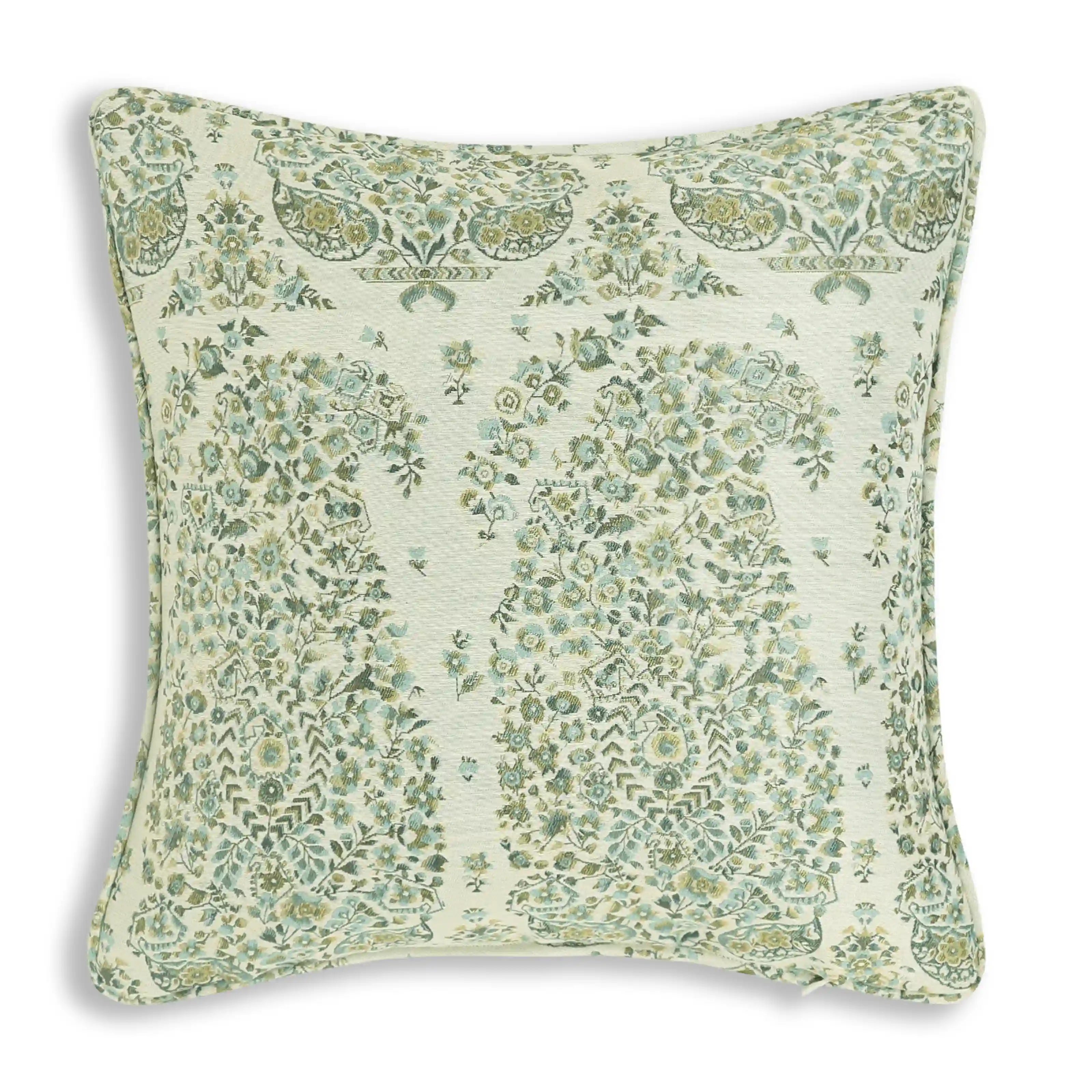Espricia Woven Cushion Cover | Paisley Dreams Teal / Cushion Cover (51cm x 51cm)