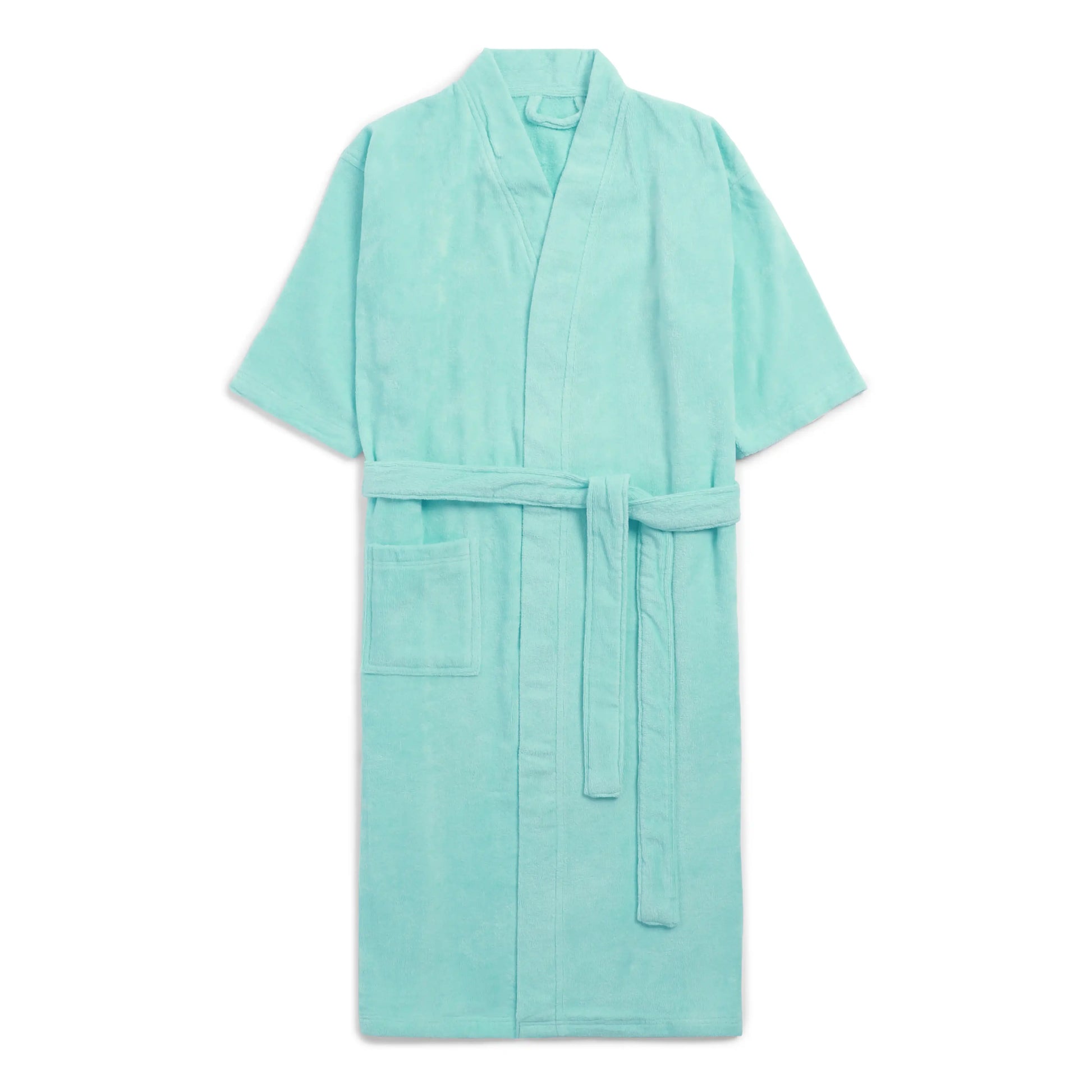 Paleto | Everyday Essentials Cozy Fit Absorbent Cotton Bathrobe Aqua / Medium