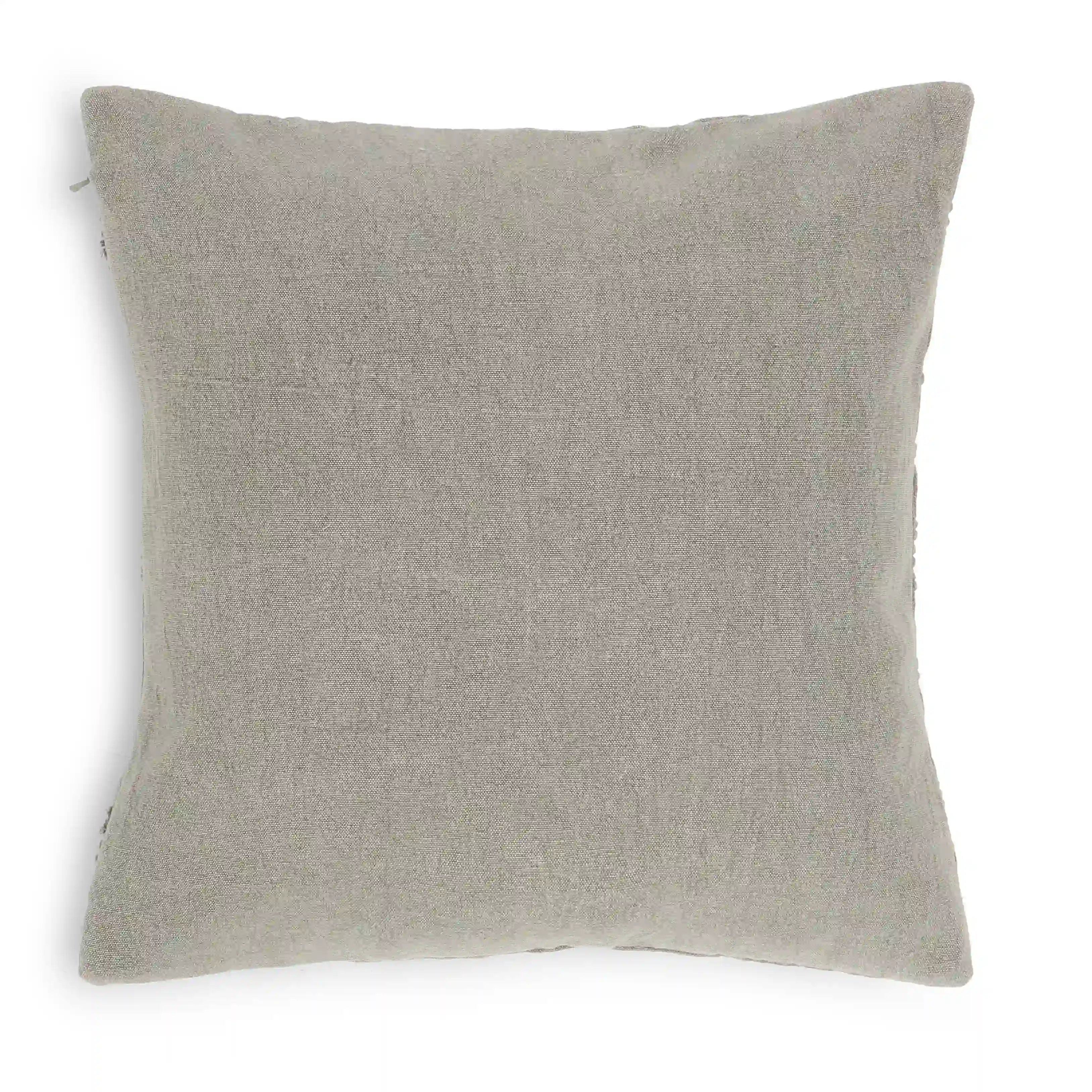Espricia Embroidered Cushion Cover | Indian Heirloom Foggy Blue / Cushion Cover (51cm x 51cm)