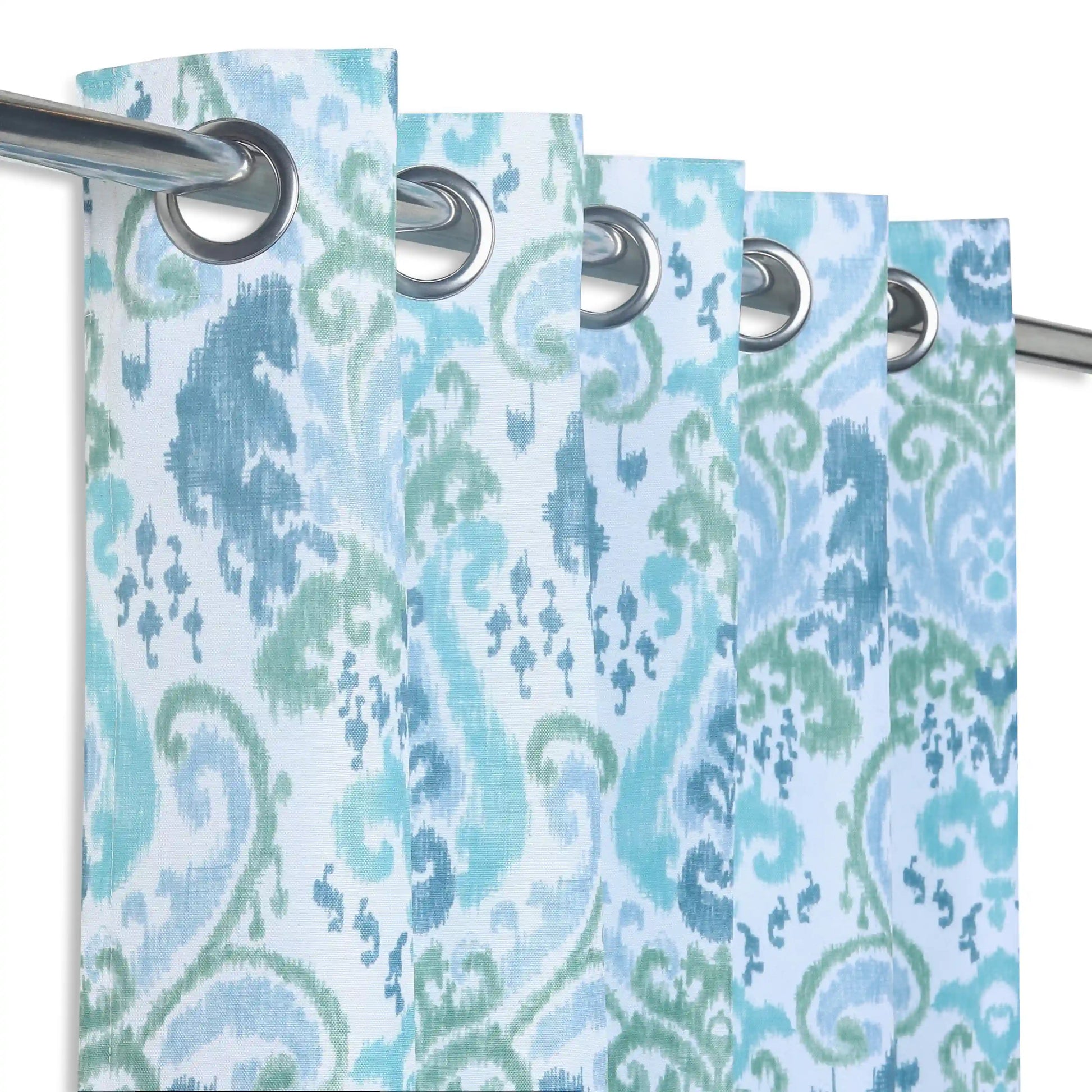 Chippa Lane Set Of 2 Printed Readymade Curtains | 
Timeless Tradition Sky / Door-XL (9ft X 4.4ft)
