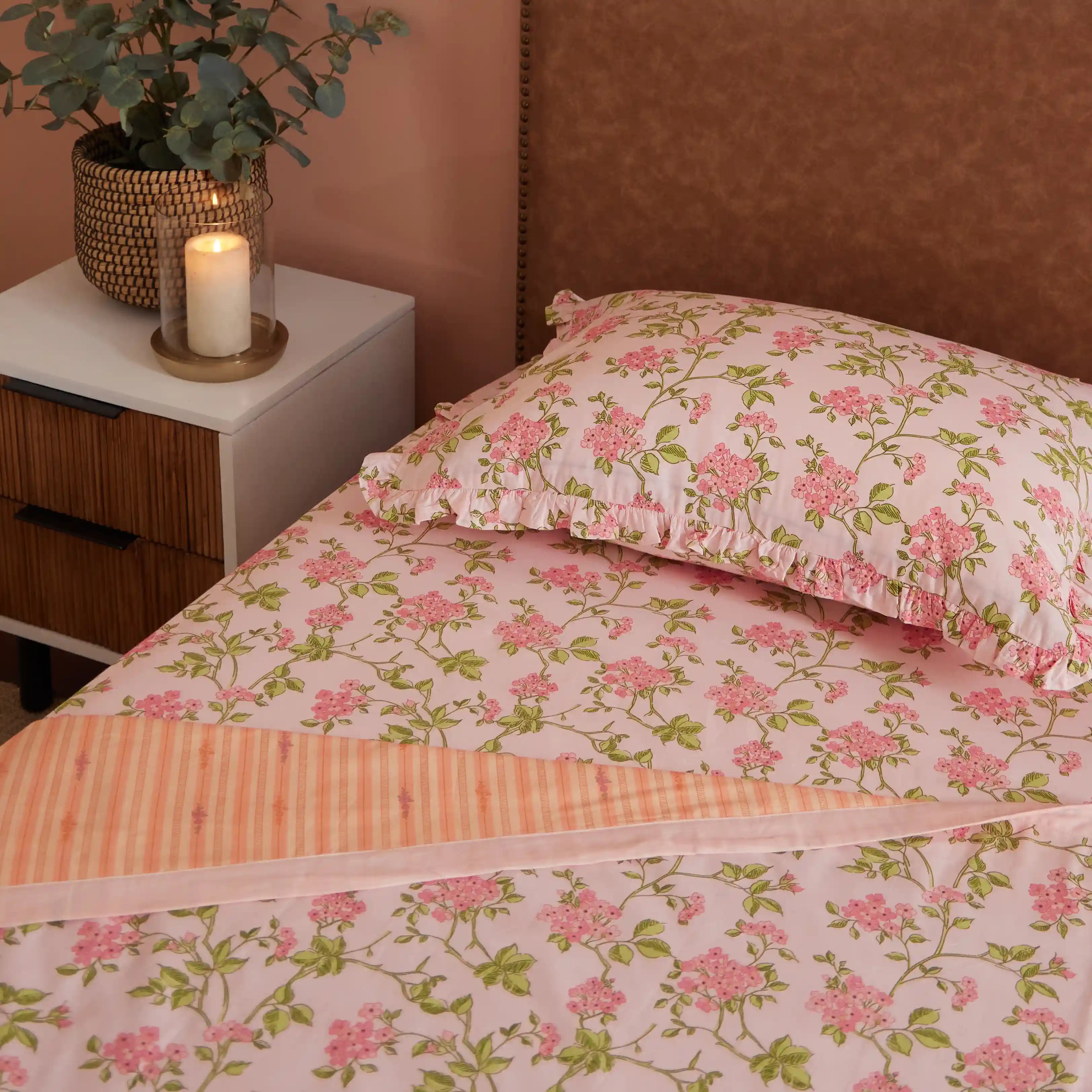 Bloomshire Luxe Printed Dohar-Pink Pink / Single