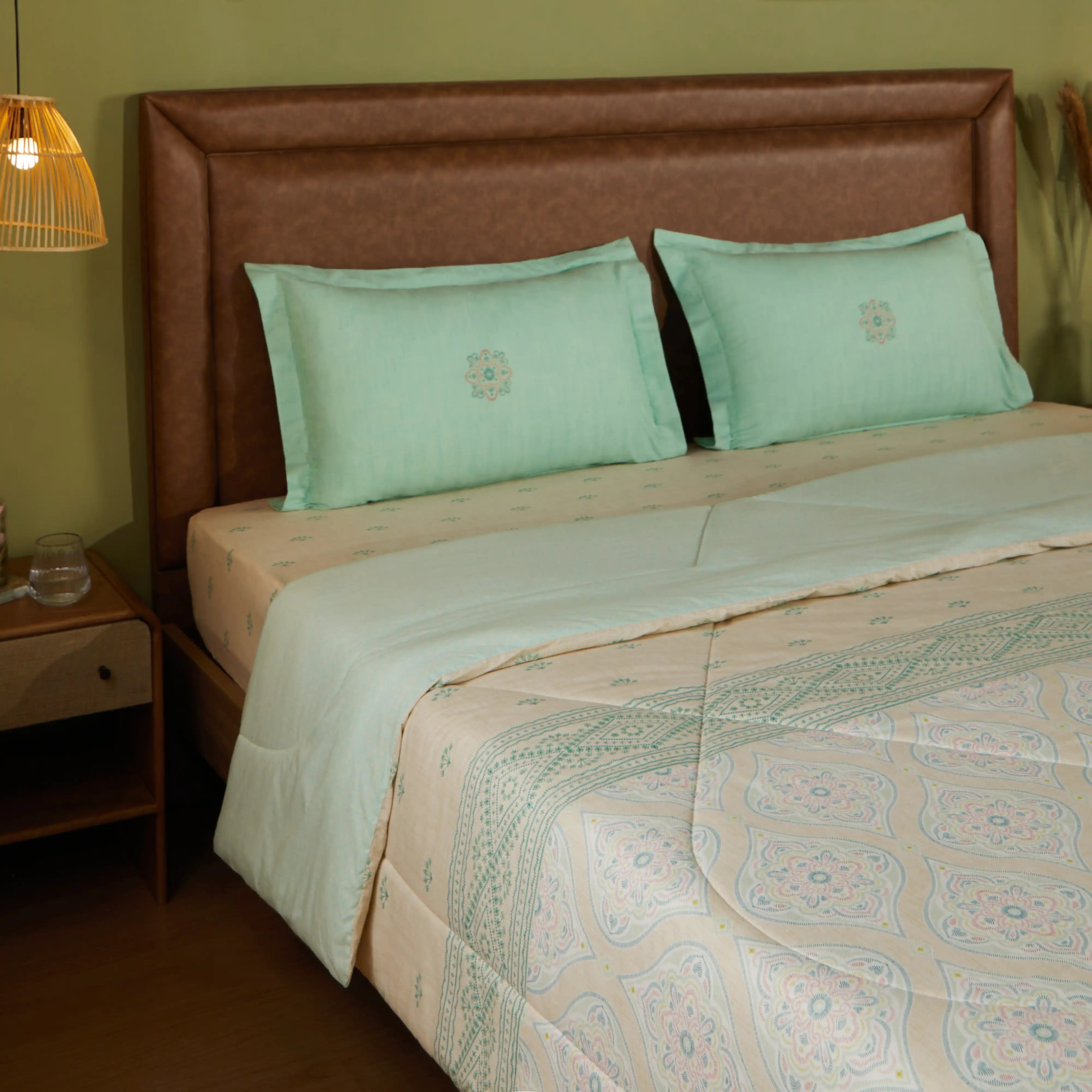 Chippa Lane 100% 240GSM Cotton Comforter Sage / Double