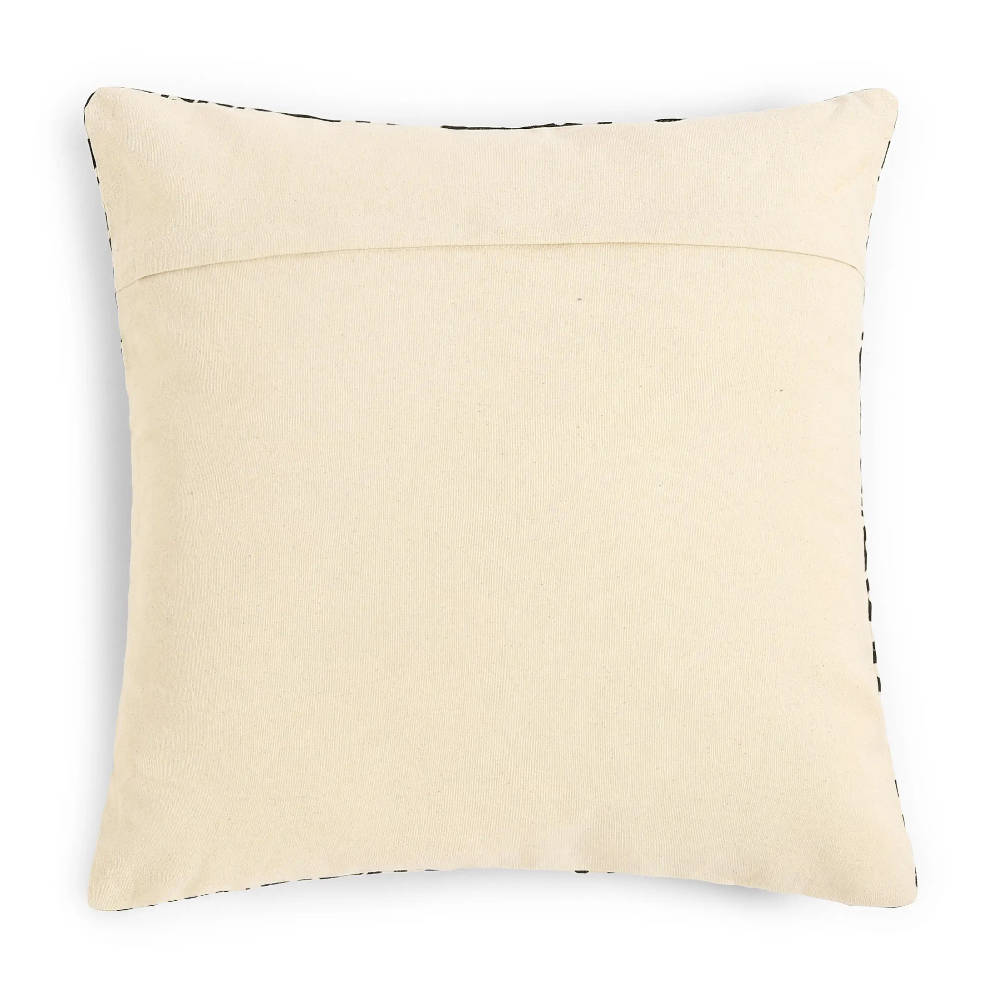 Vissencia 100% Cotton Printed Cushion Cover | Nomadic Tales Charcoal / Cushion Cover (41cm x 41cm)
