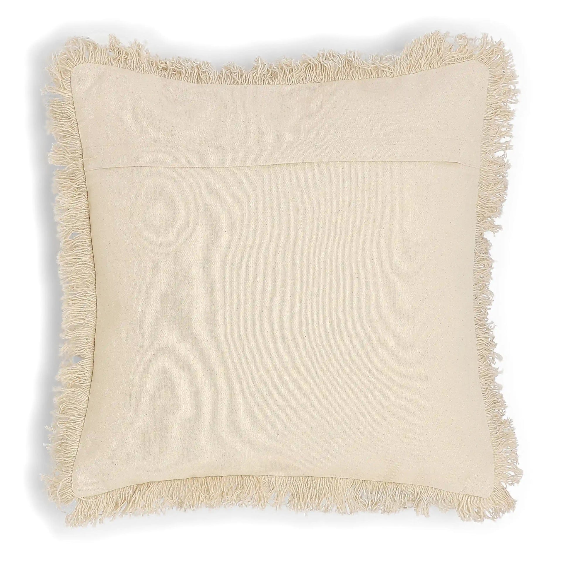 Vissencia 100% Cotton Printed Cushion Cover | Nomadic Tales Black / Cushion Cover (41cm x 41cm)