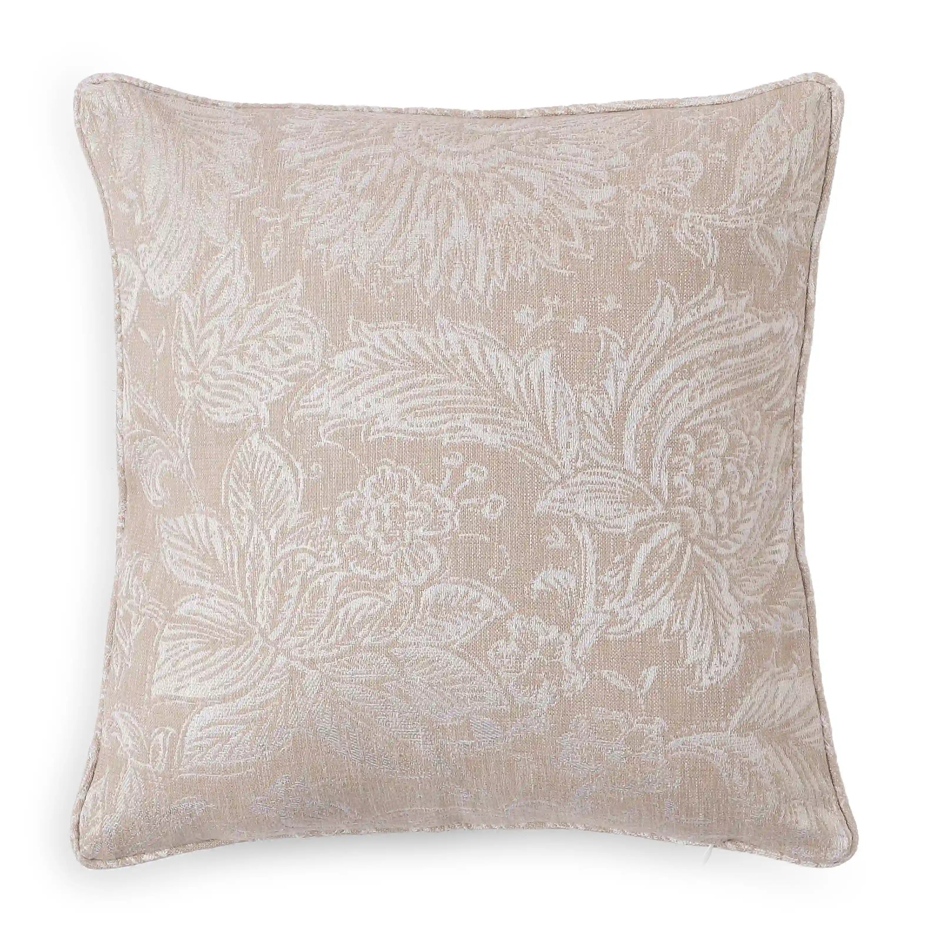 Vissencia Printed Cushion Cover | Blooming Chintz Desert Pearl / Cushion Cover (51cm x 51cm)