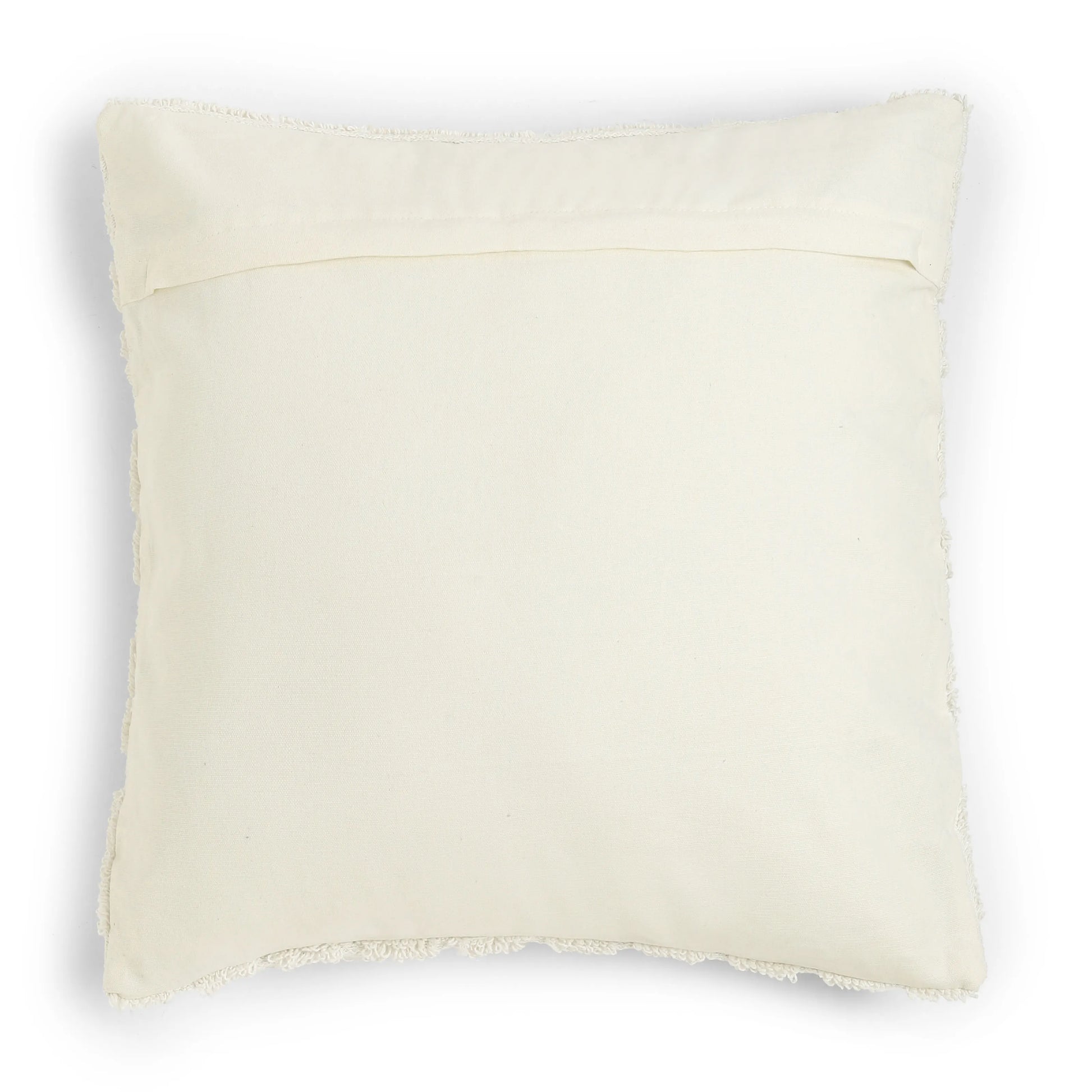 Vissencia 100% Cotton Tufted Cushion Cover | Pattern Play Light Beige / Cushion Cover (51cm x 51cm)