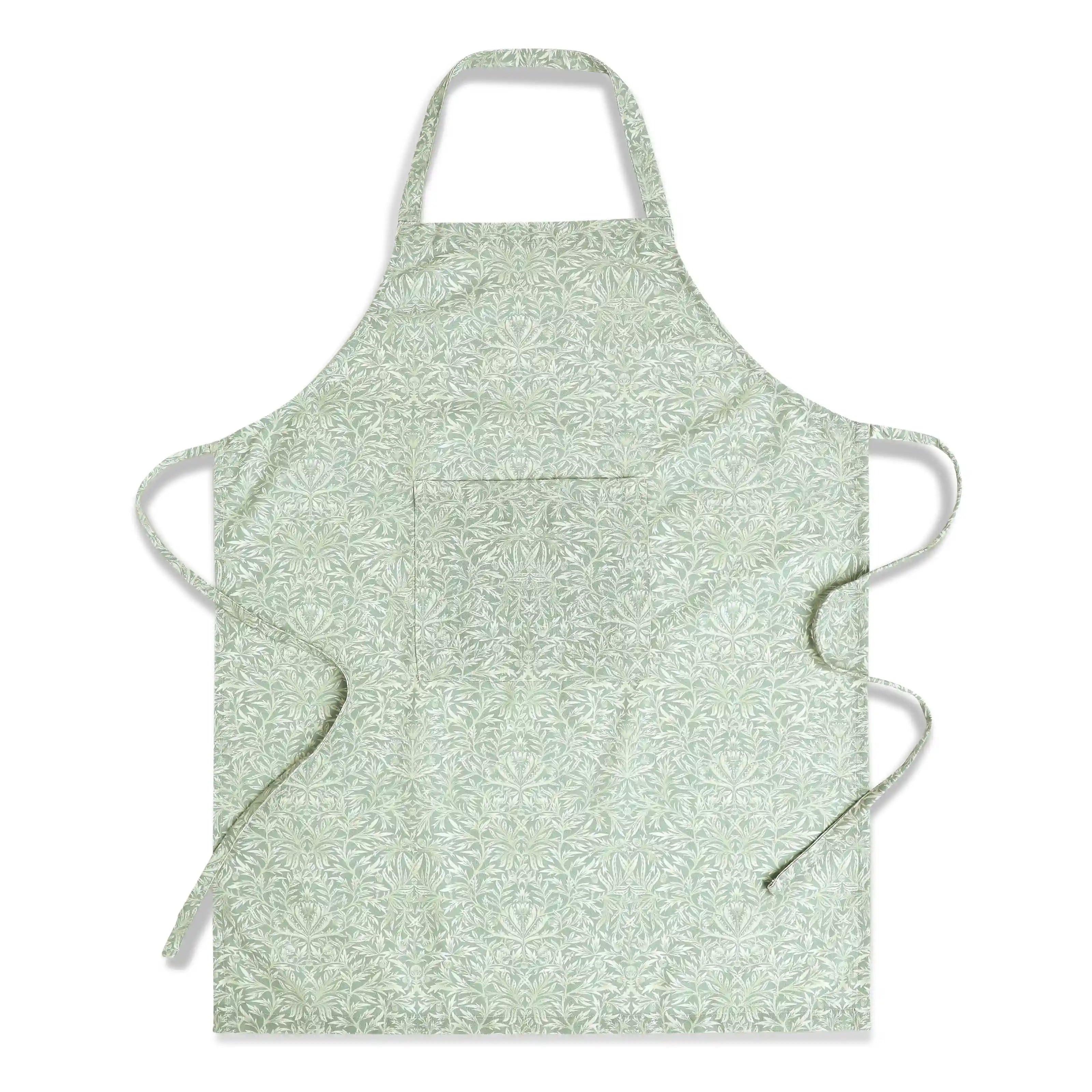 Kaleida Polyester Linen Blend Apron Thyme Therapy-Floral / Apron (70cm x 90cm)