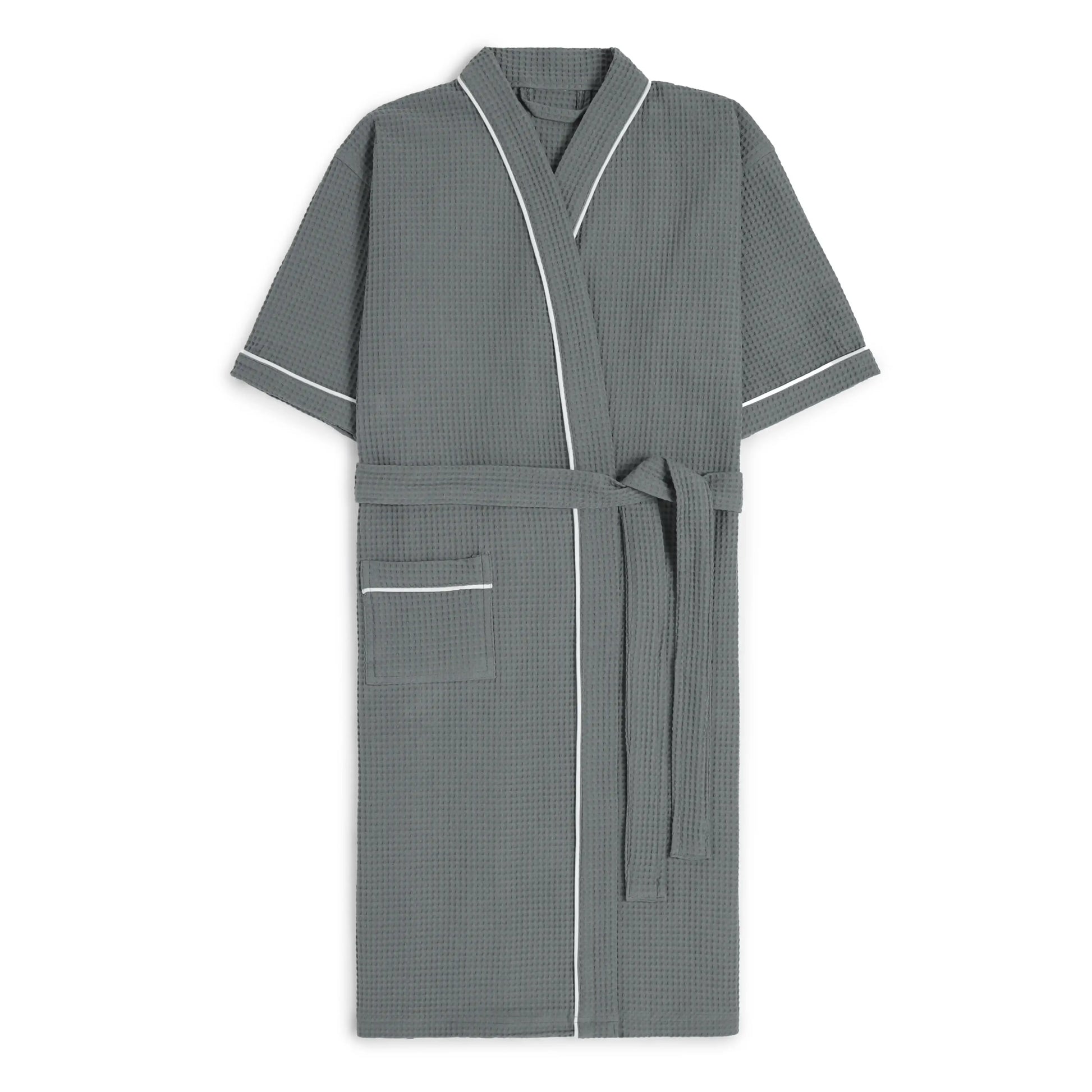 Pelushe 100% Cotton Bathrobe Grey / Medium