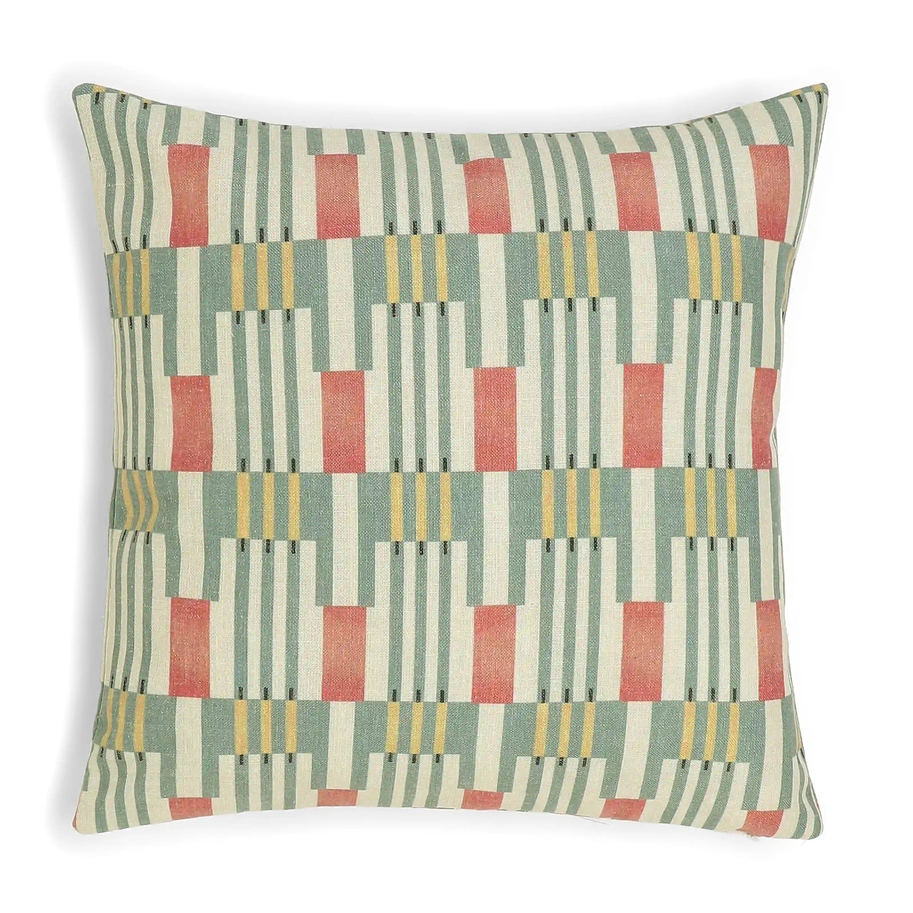Vissencia Printed Cushion Cover | Crafted Patterns Fern / Cushion Cover (51cm x 51cm)