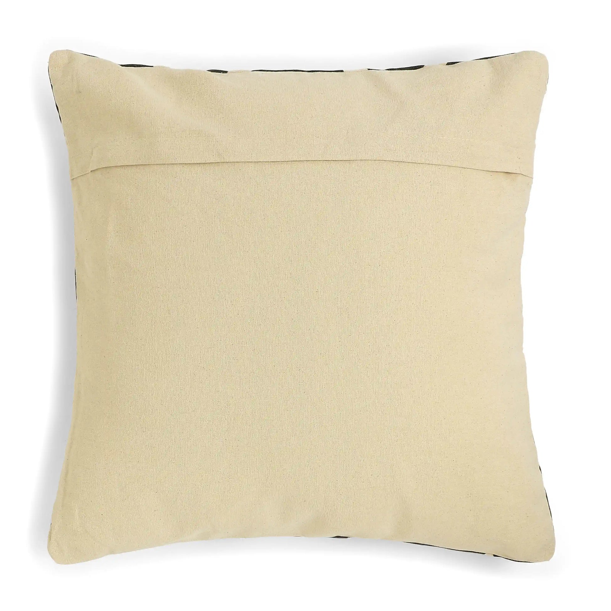 Vissencia 100% Cotton Printed Cushion Cover | Nomadic Tales Grey / Cushion Cover (51cm x 51cm)