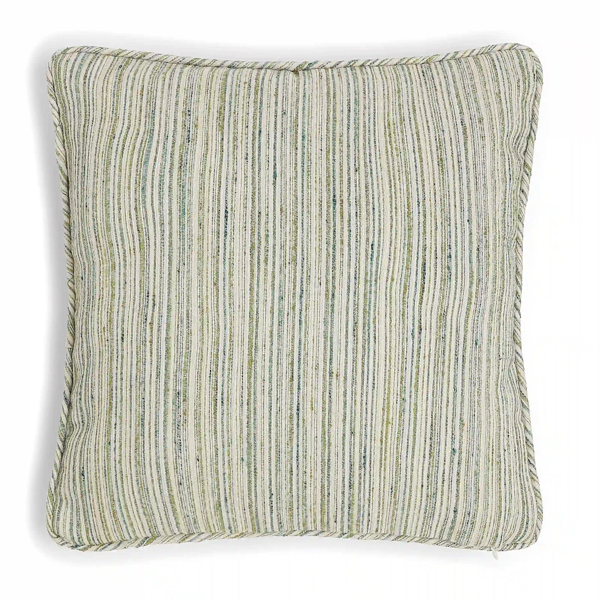 Vissencia Woven Cushion Cover | Textured Tales Jade / Cushion Cover (51cm x 51cm)