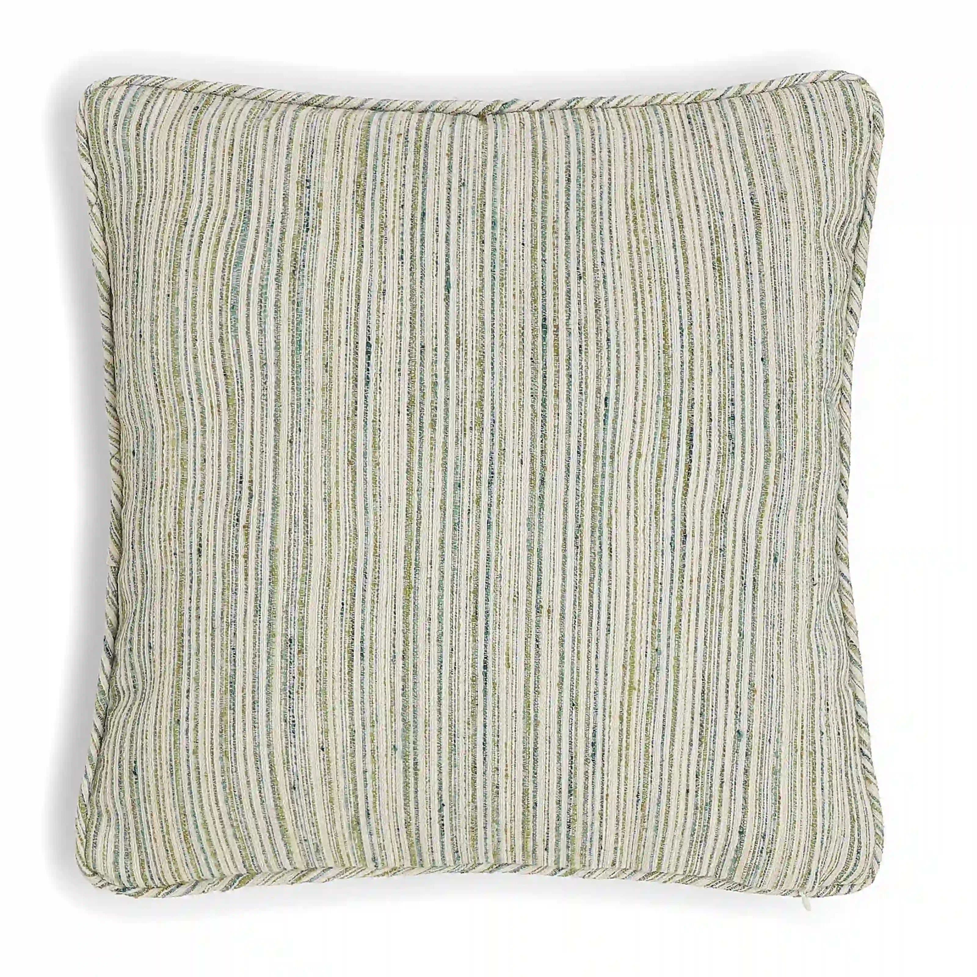 Vissencia Woven Cushion Cover | Textured Tales Jade / Cushion Cover (51cm x 51cm)