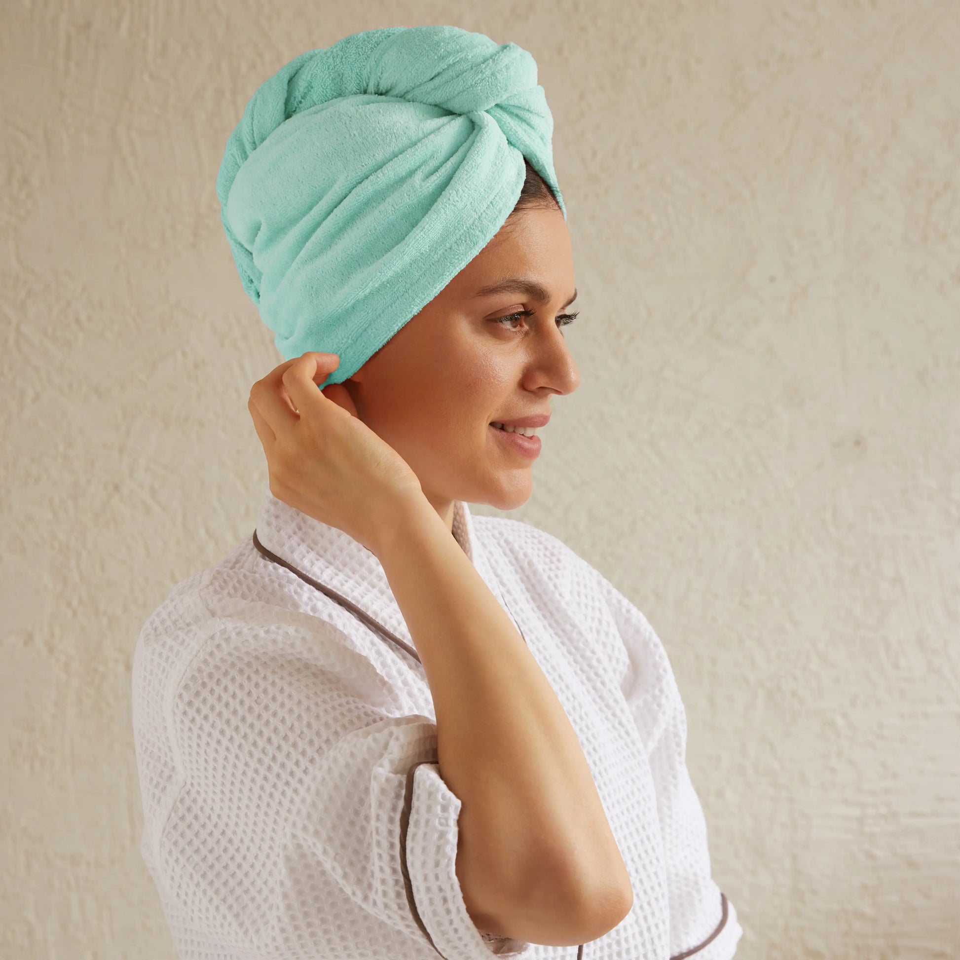 Paleto 100% Cotton Head Wrap Aqua / One Size