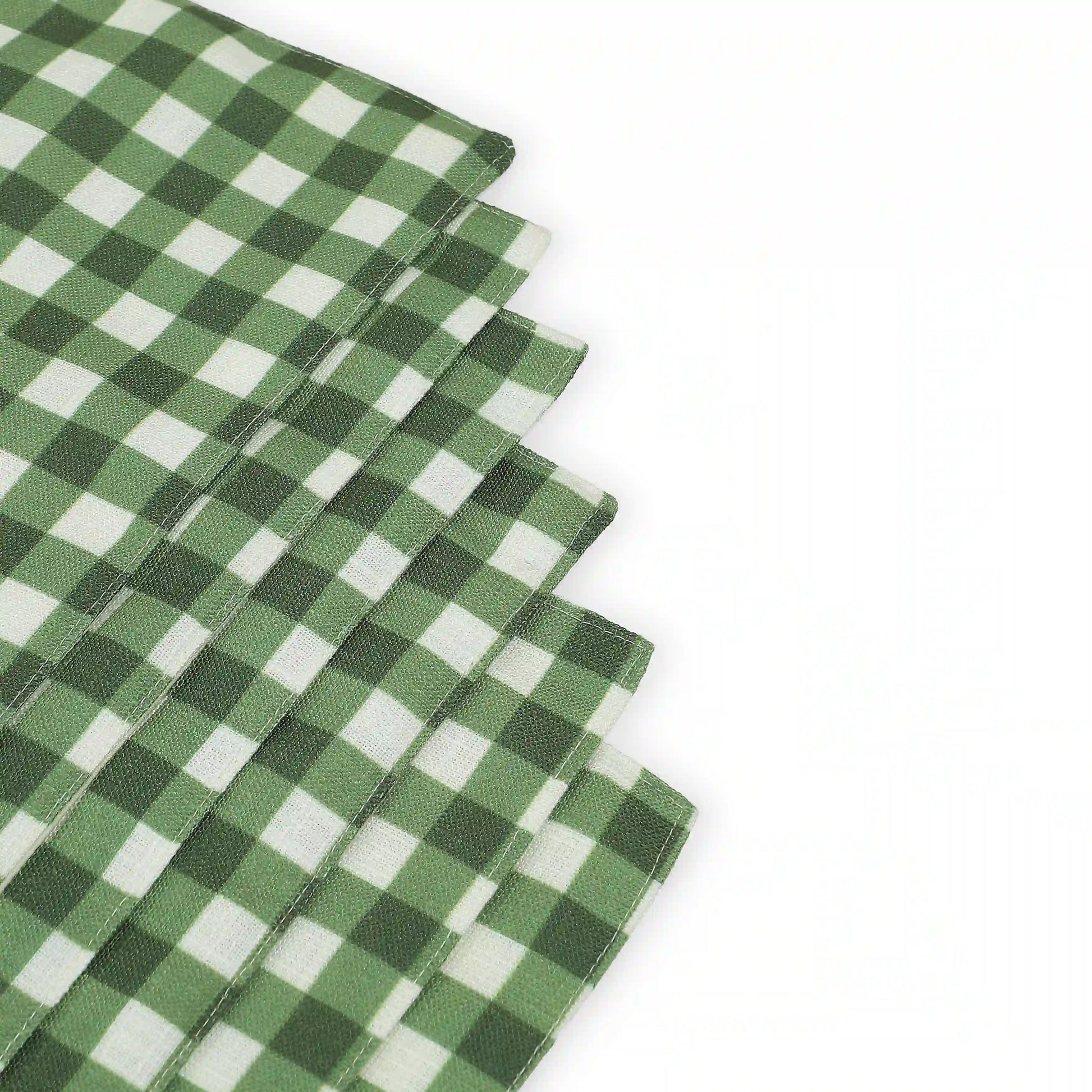 Nonna's Home 100% Polyester Table Placemat Set Big Rosemary Gingham / 6 Piece Set