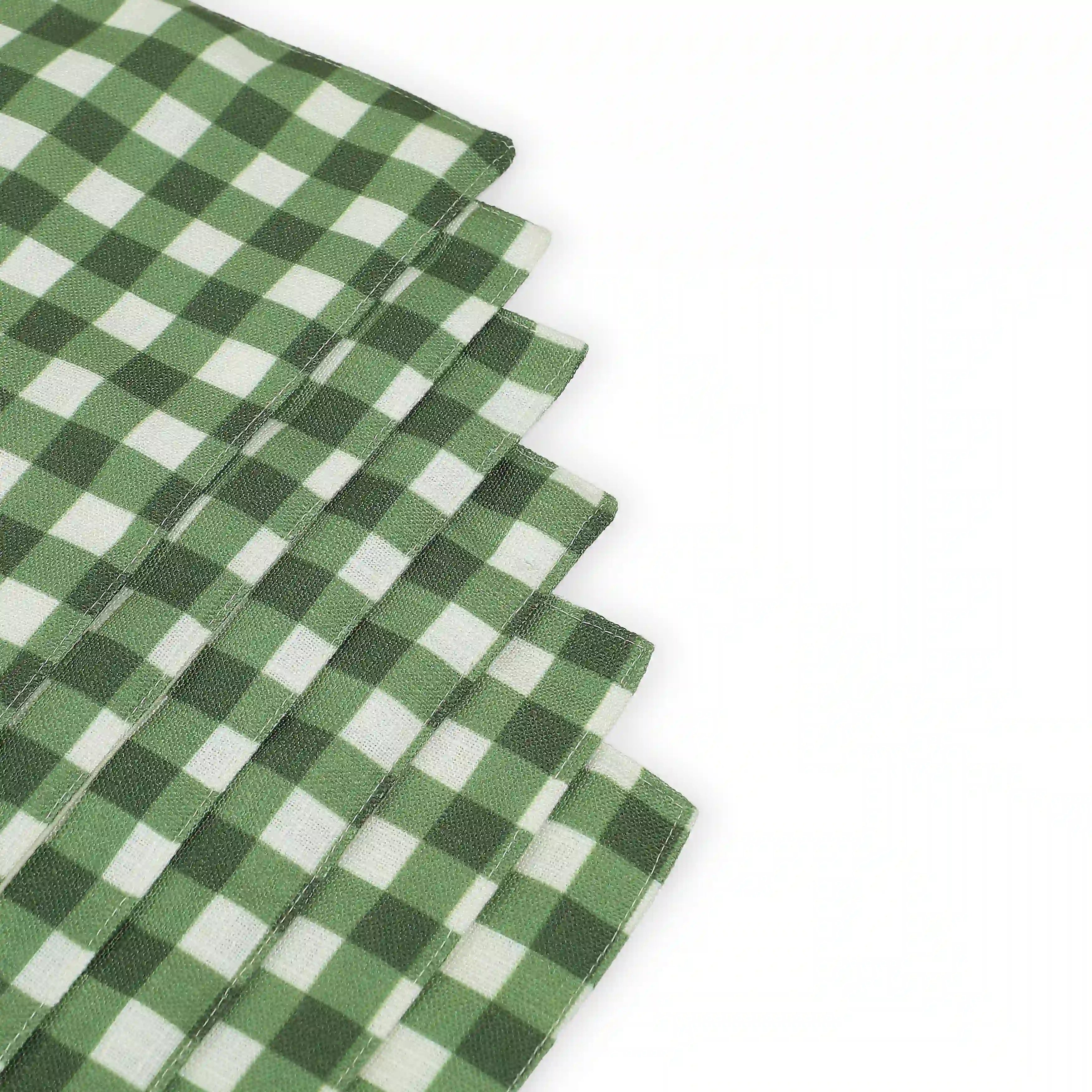 Nonna's Home 100% Polyester Table Placemat Set Big Rosemary Gingham / 6 Piece Set