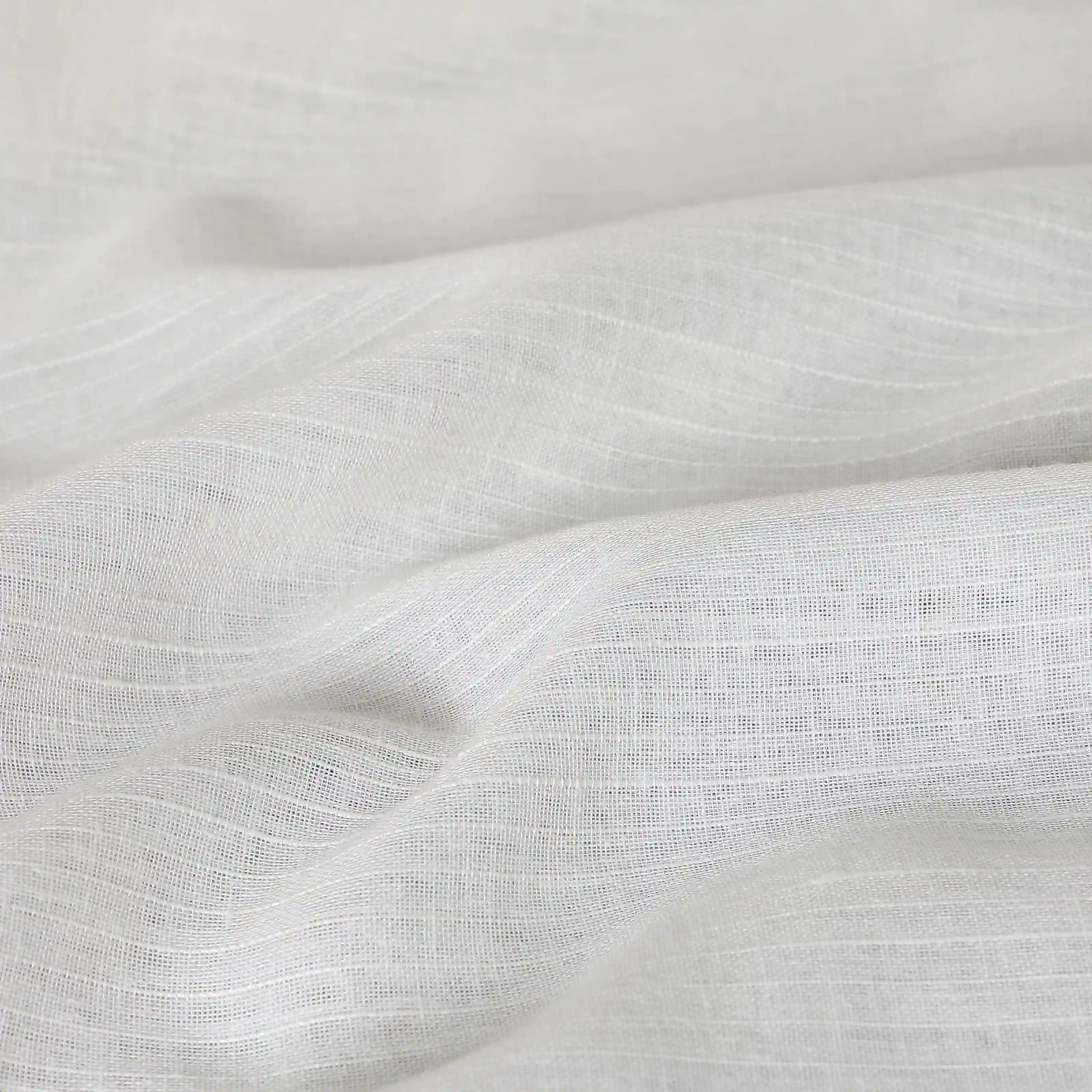 Velina Set Of 2 Sheer Readymade Curtains | 
Tinted Hues Snow / Window (5ft X 4.4ft)