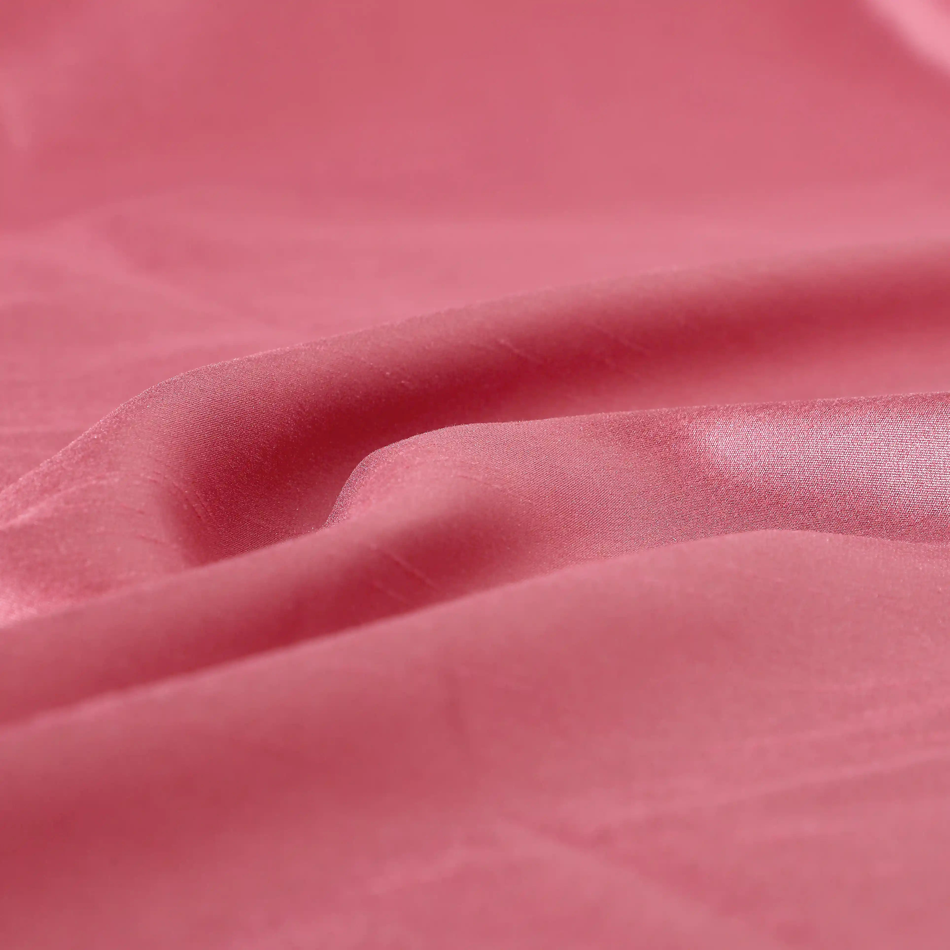 Paleto Set Of 2 Solid Readymade Curtains | Pure Hues Fuchsia Pink / Door (4.25ft X 7.22ft)