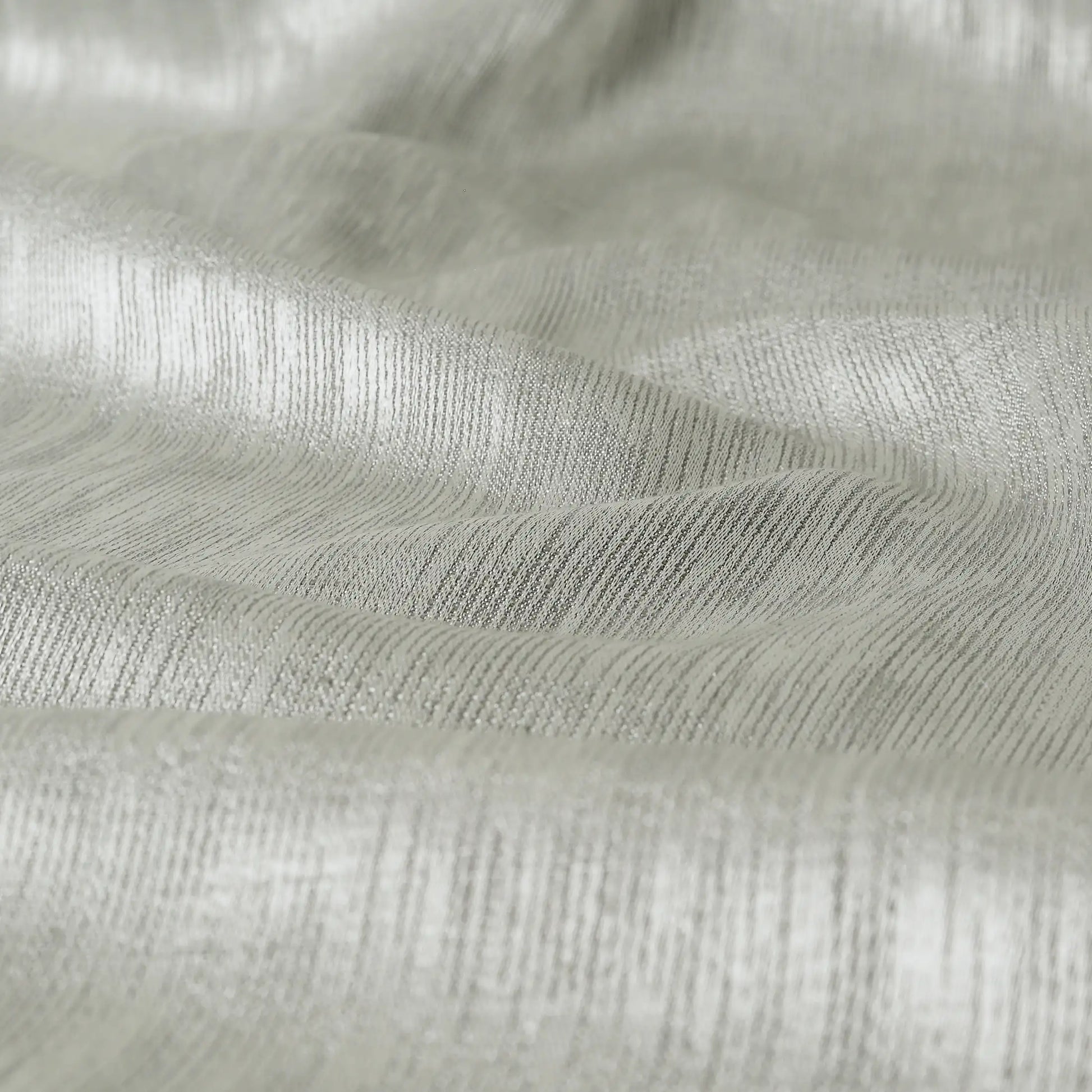 De Jacquard - Classic Set Of 2 Jacquard Readymade Curtains | Urban Melange Ash / Window (5ft X 4.4ft)