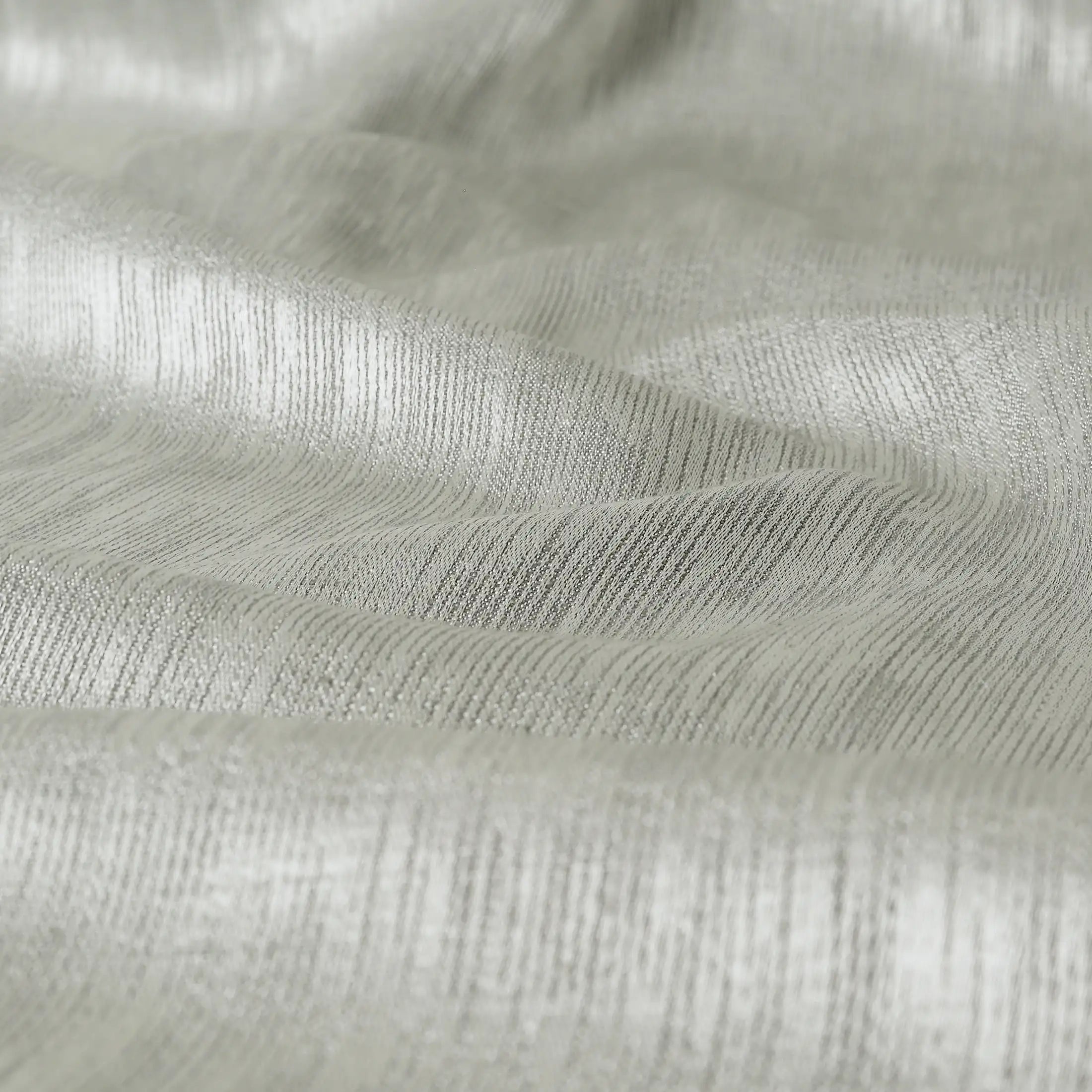 De Jacquard - Classic Set Of 2 Jacquard Readymade Curtains | Urban Melange Ash / Window (5ft X 4.4ft)
