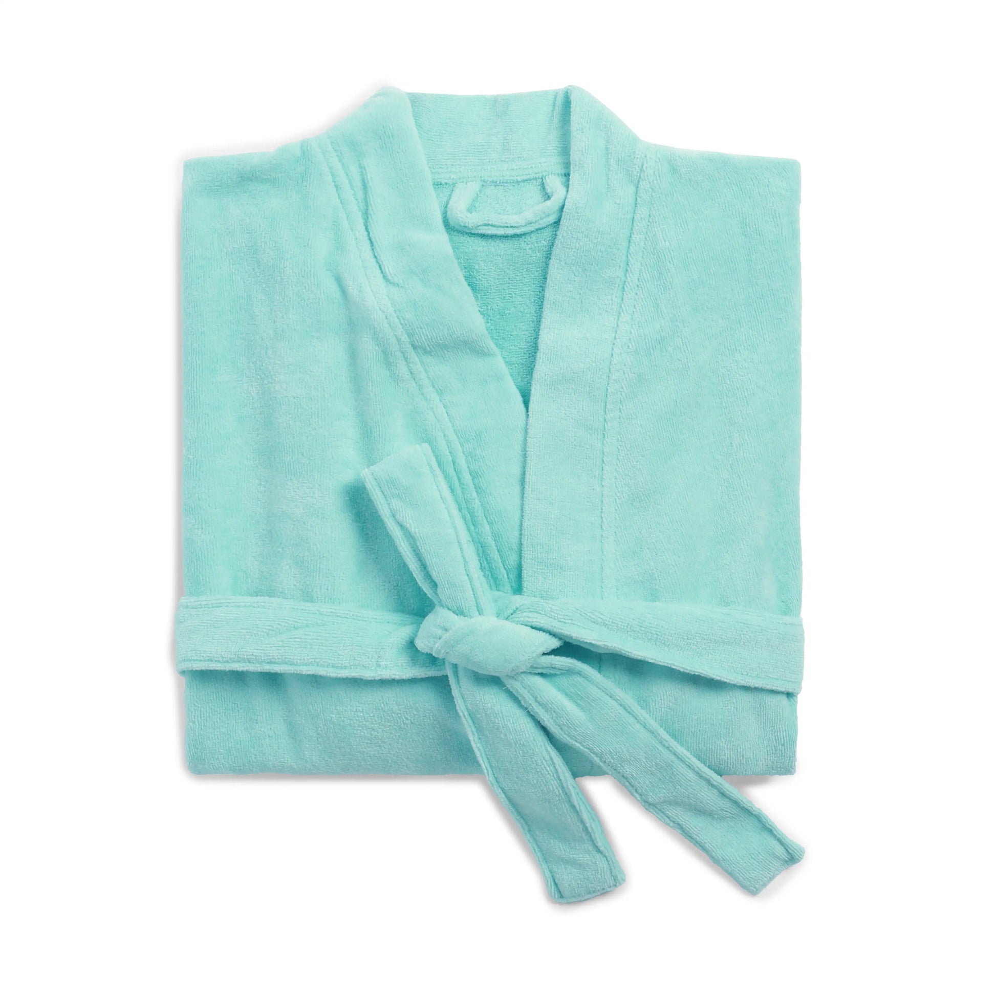 Paleto | Everyday Essentials Cozy Fit Absorbent Cotton Bathrobe Aqua / Medium