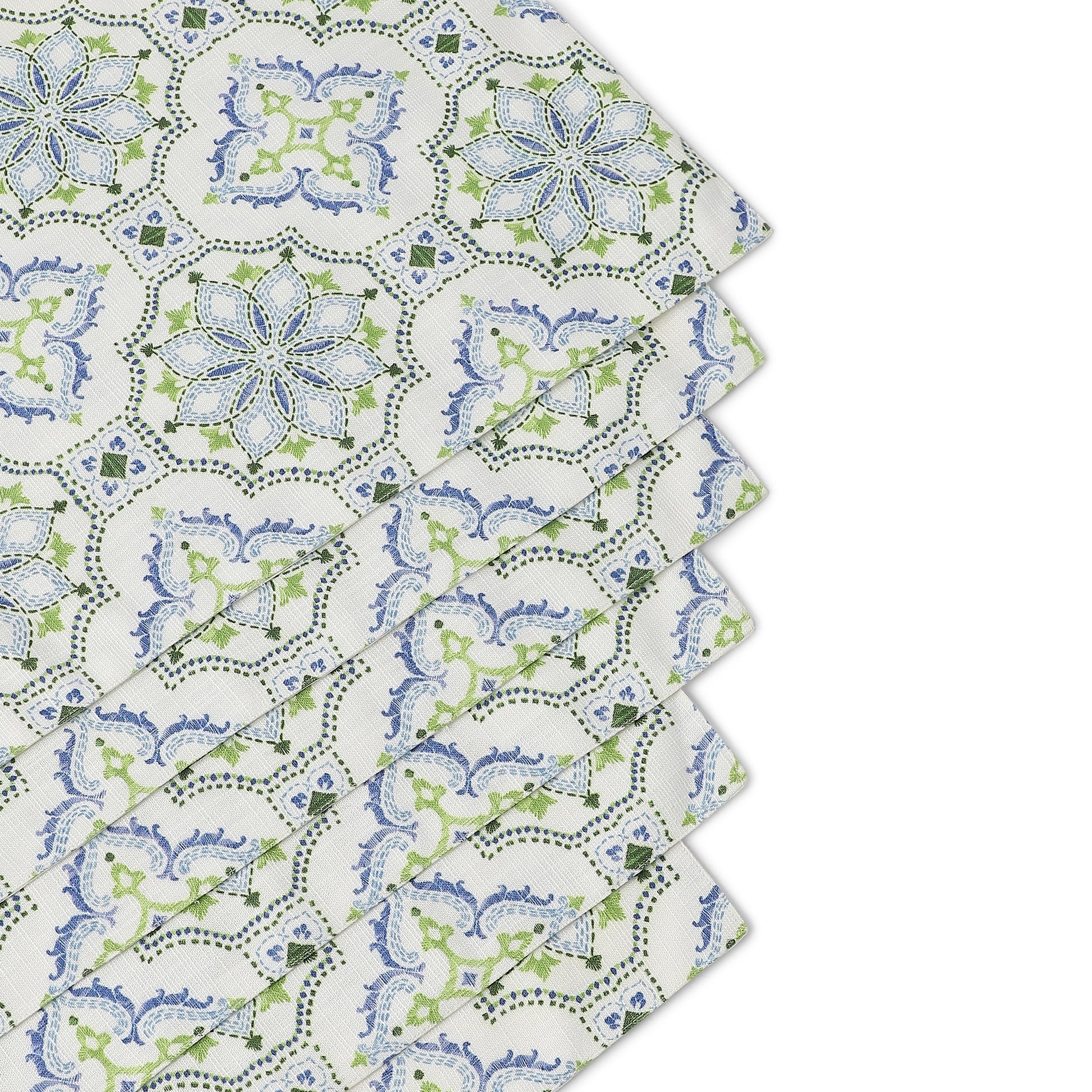 Nonna's Home 100% Polyester Table Placemat Set Bespoke Blooms / 6 Piece Set