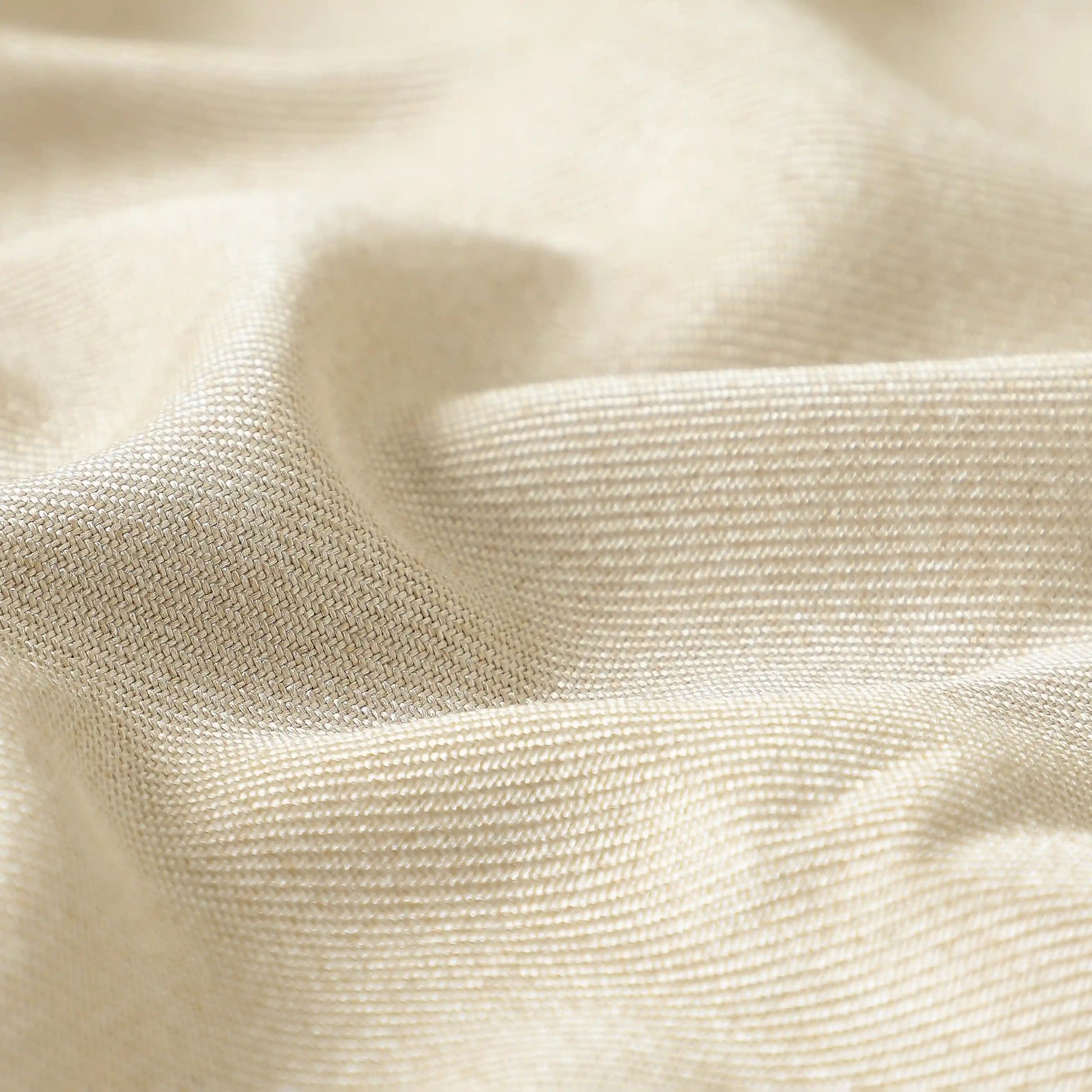 Paleto Set Of 2 Solid Readymade Curtains | Muted Moments Latte / Window (5ft X 4.4ft)