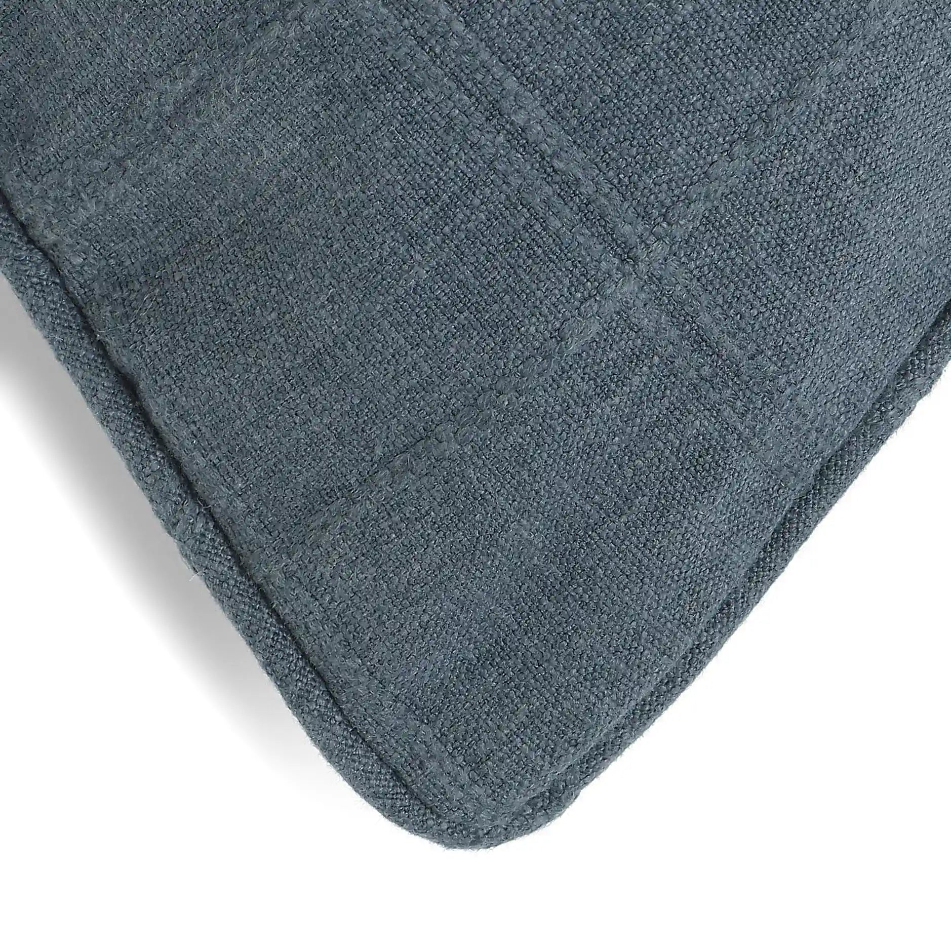 Espricia Woven Cushion Cover | Interlaced Midnight Navy / Cushion Cover (41cm x 41cm)