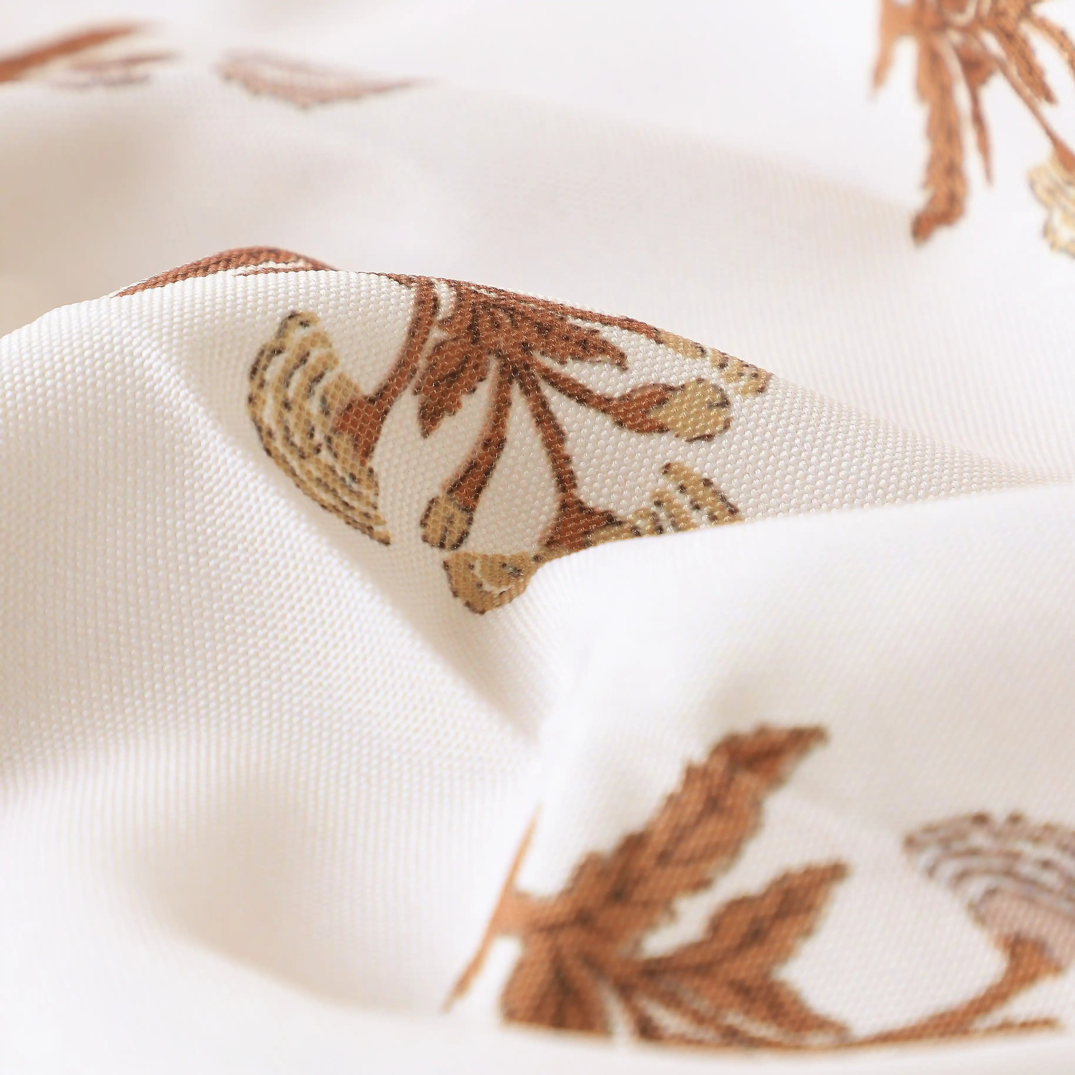 Chippa Lane Set Of 2 Printed Readymade Curtains | 
Jaipur Echo Biscotti / Door (7ft X 4.4ft)