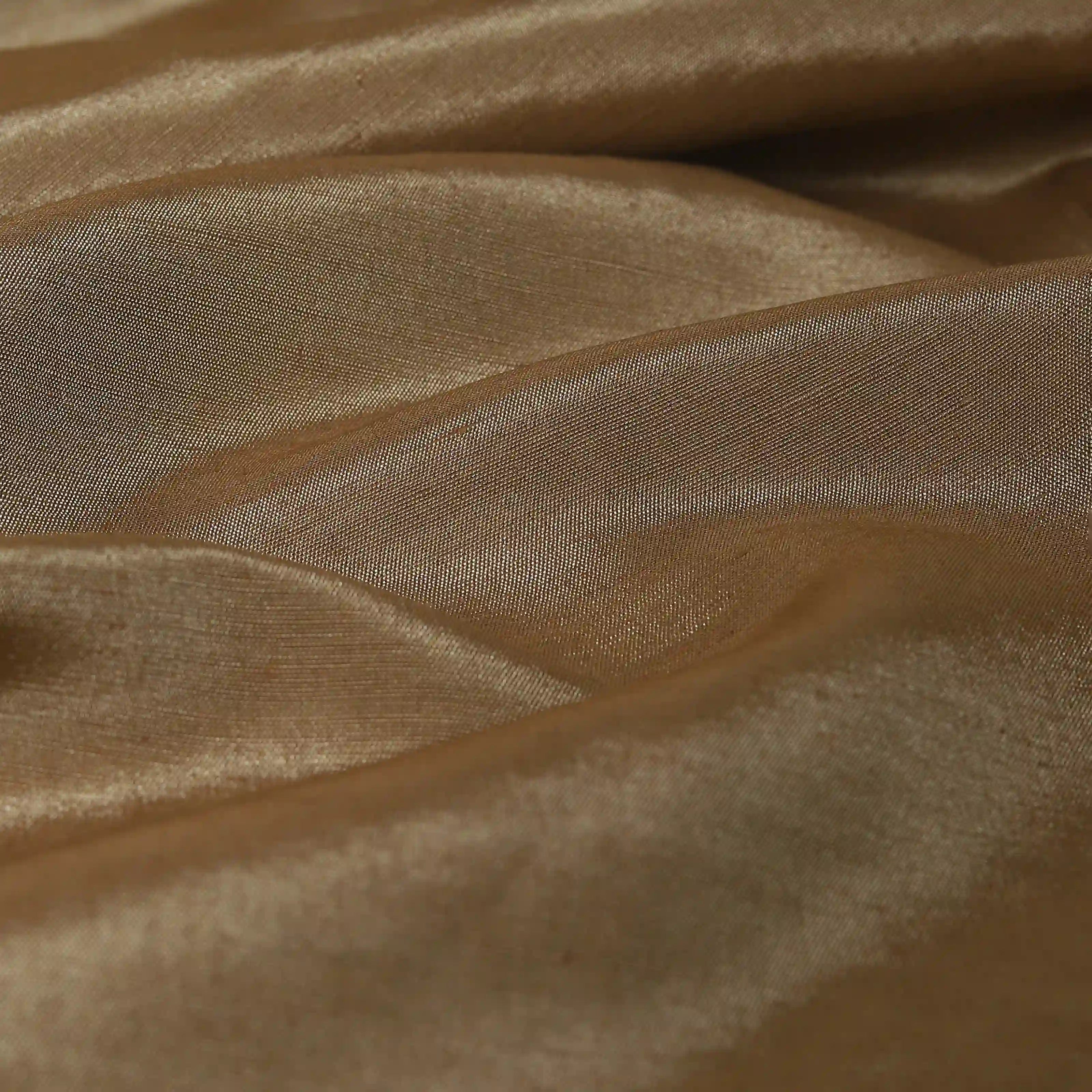 Paleto Set Of 2 Solid Readymade Curtains | Hue Harmony Peanut / Window (5ft X 4.4ft)