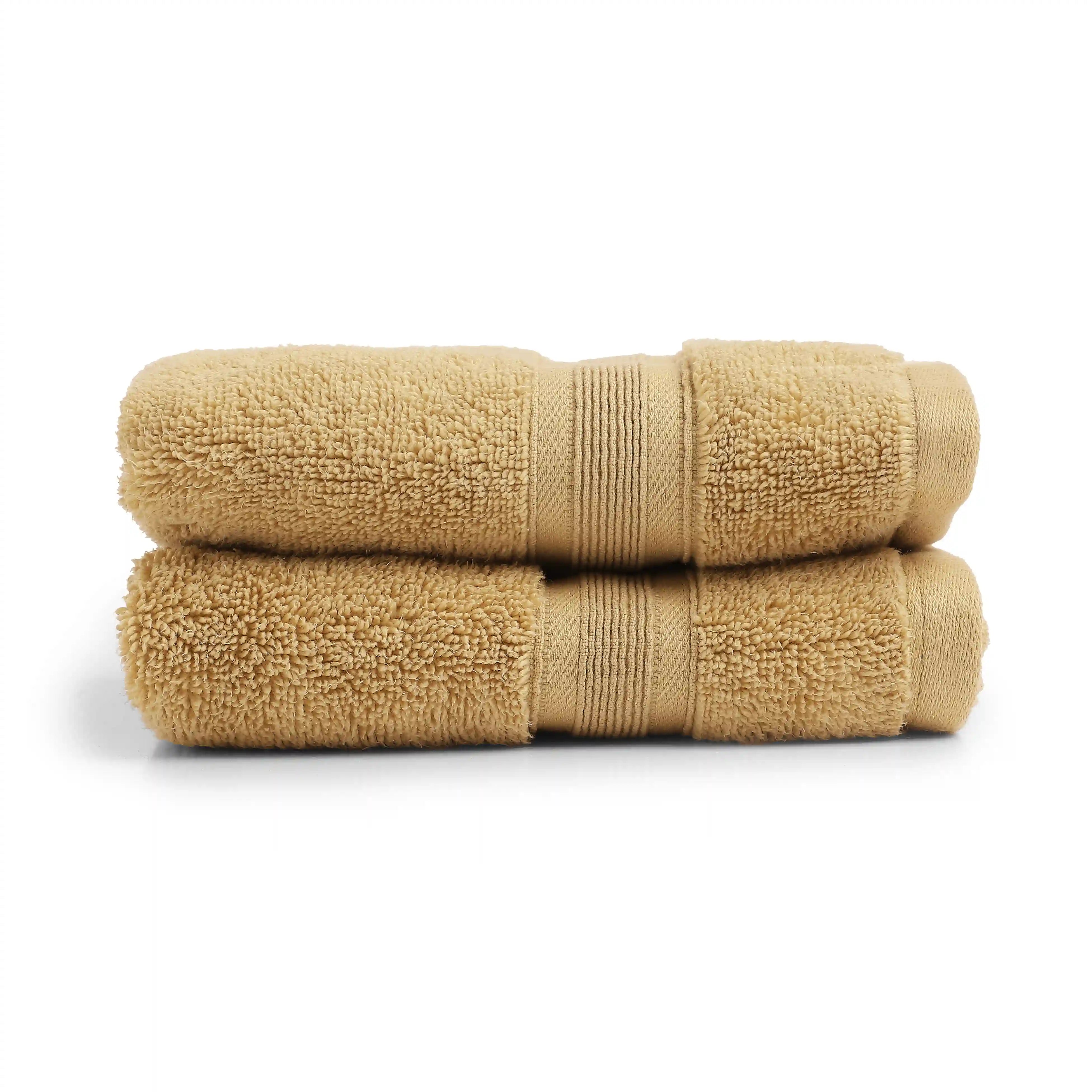 Pelushe Zero Twist 100% Cotton Hand Towel Beige / Hand Towel (40cm x 60cm)