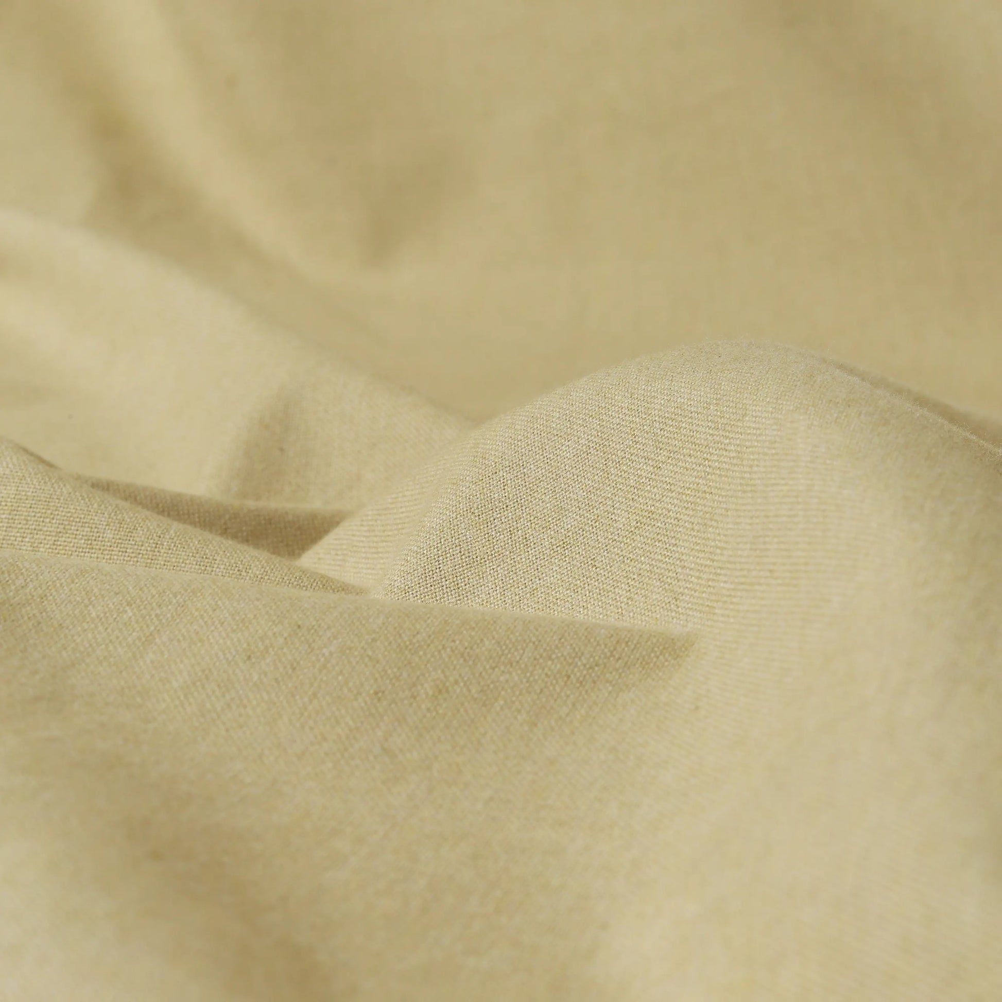Pelushe Set Of 2 100% Cotton Solid Readymade Curtains | Everyday Hues Sand / Door (7ft X 4.4ft)