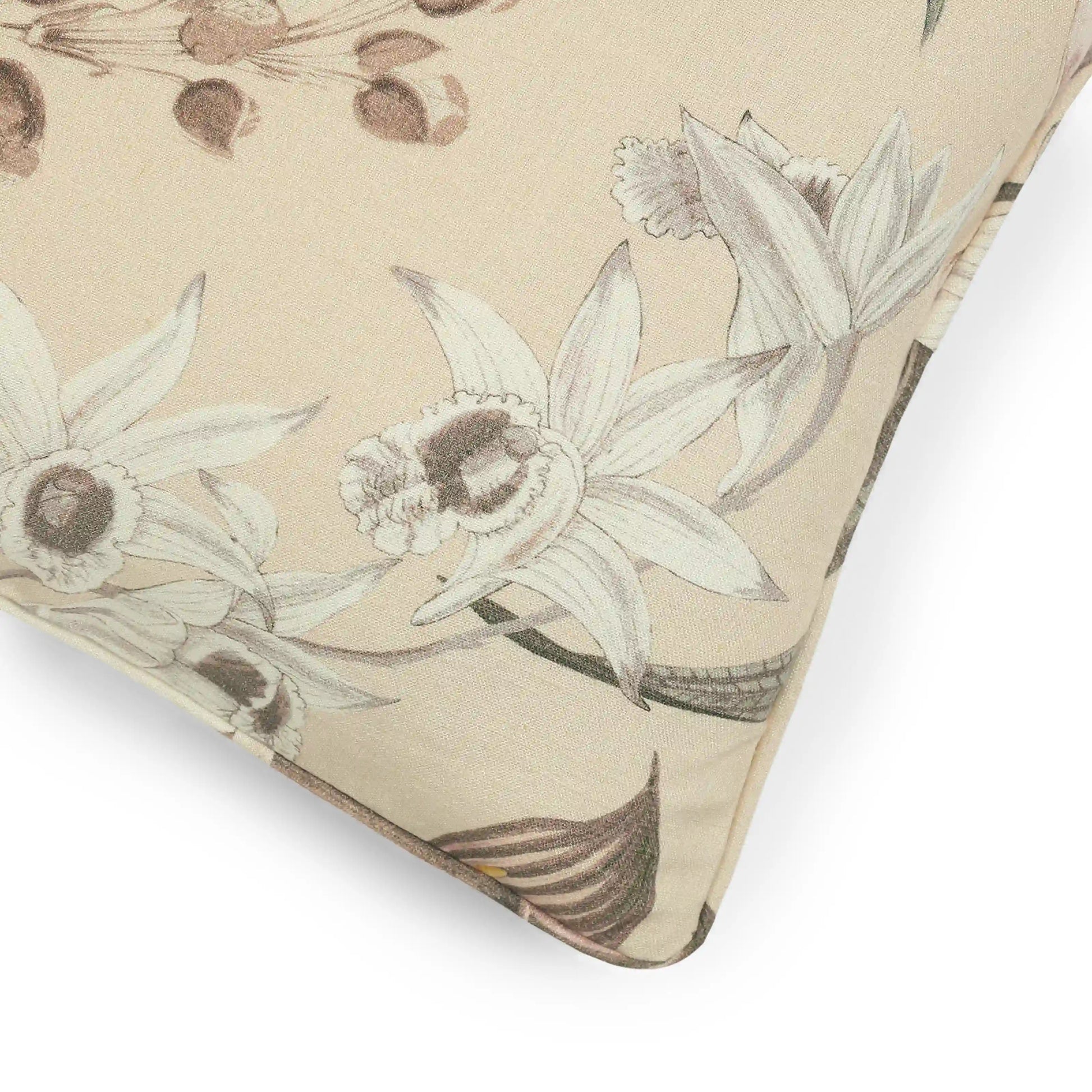 Espricia Printed Cushion Cover | Botanic Hues Sepia / Cushion Cover (51cm x 51cm)