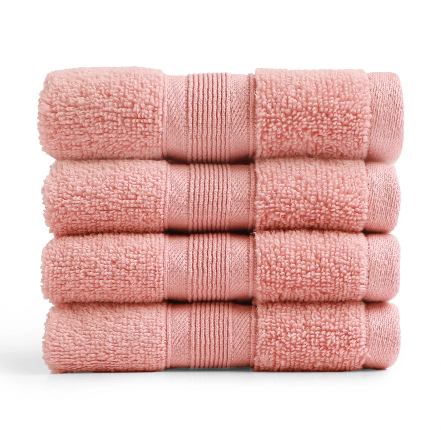 Pelushe Zero Twist 100% Cotton Face Towel Salmon Dust / Face Towel (30cm x 30cm)